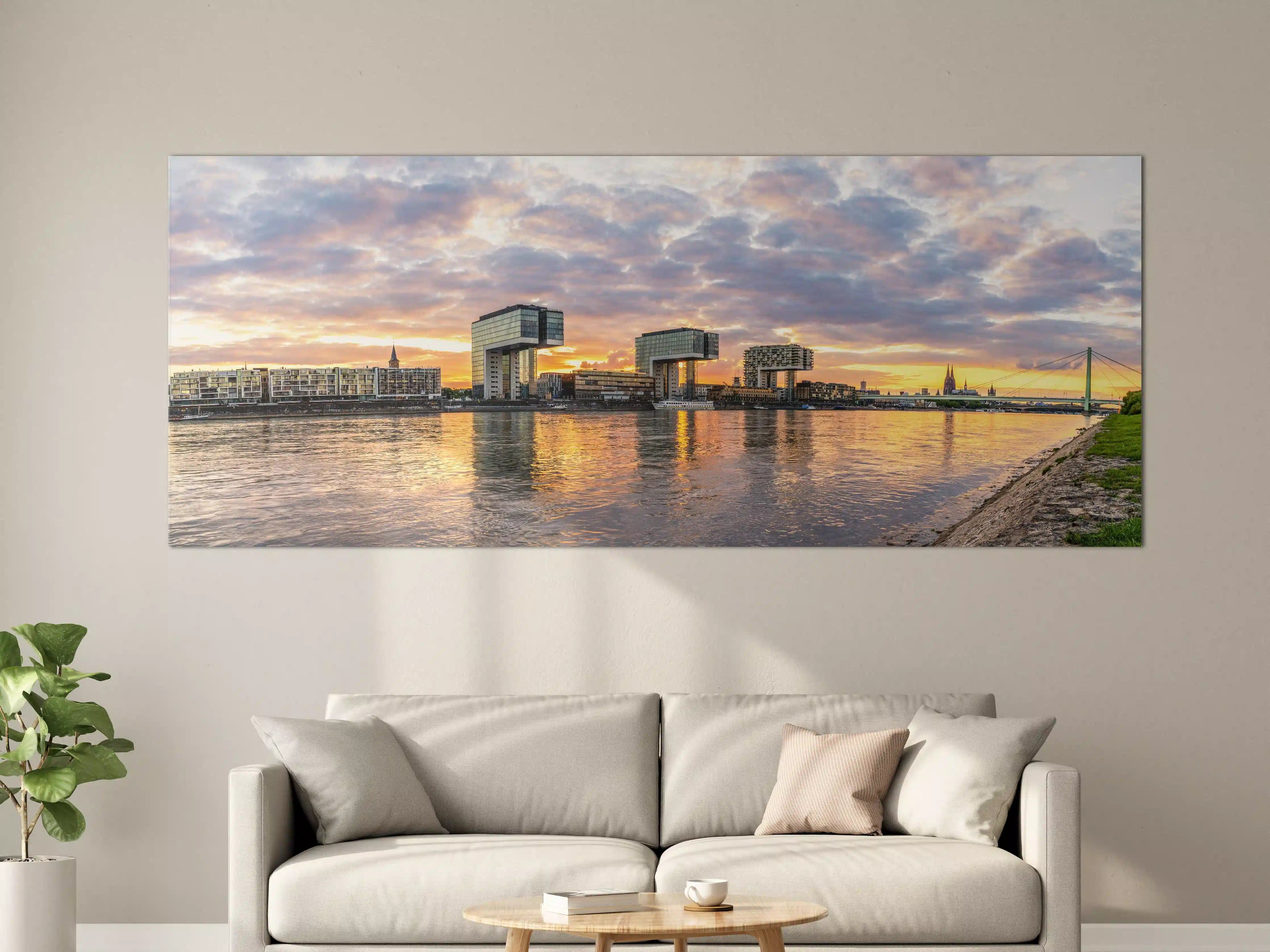 Große Wandbilder - Skyline Köln mit Krankenhäuser