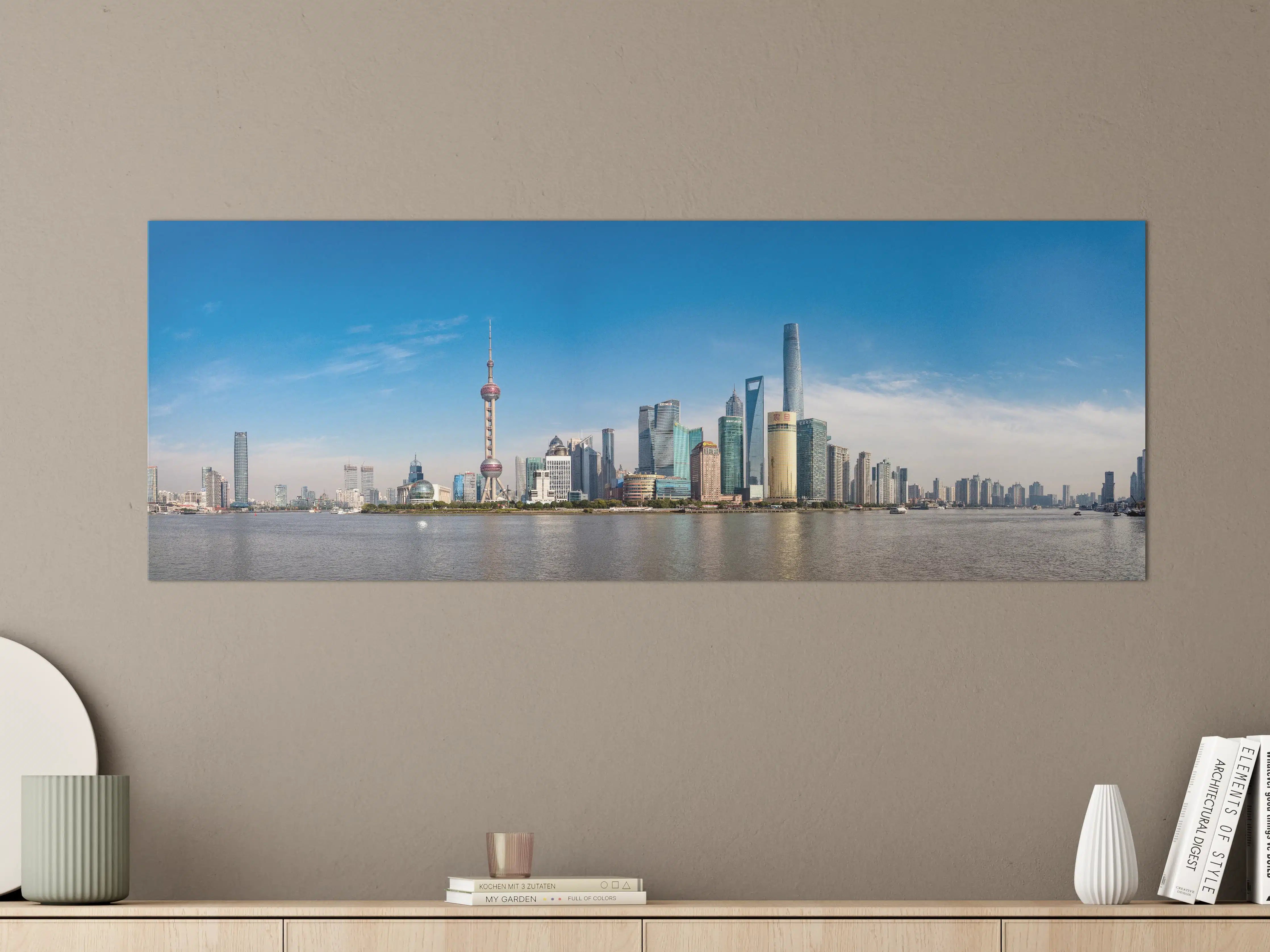 Große Wandbilder - Skyline von Shanghai