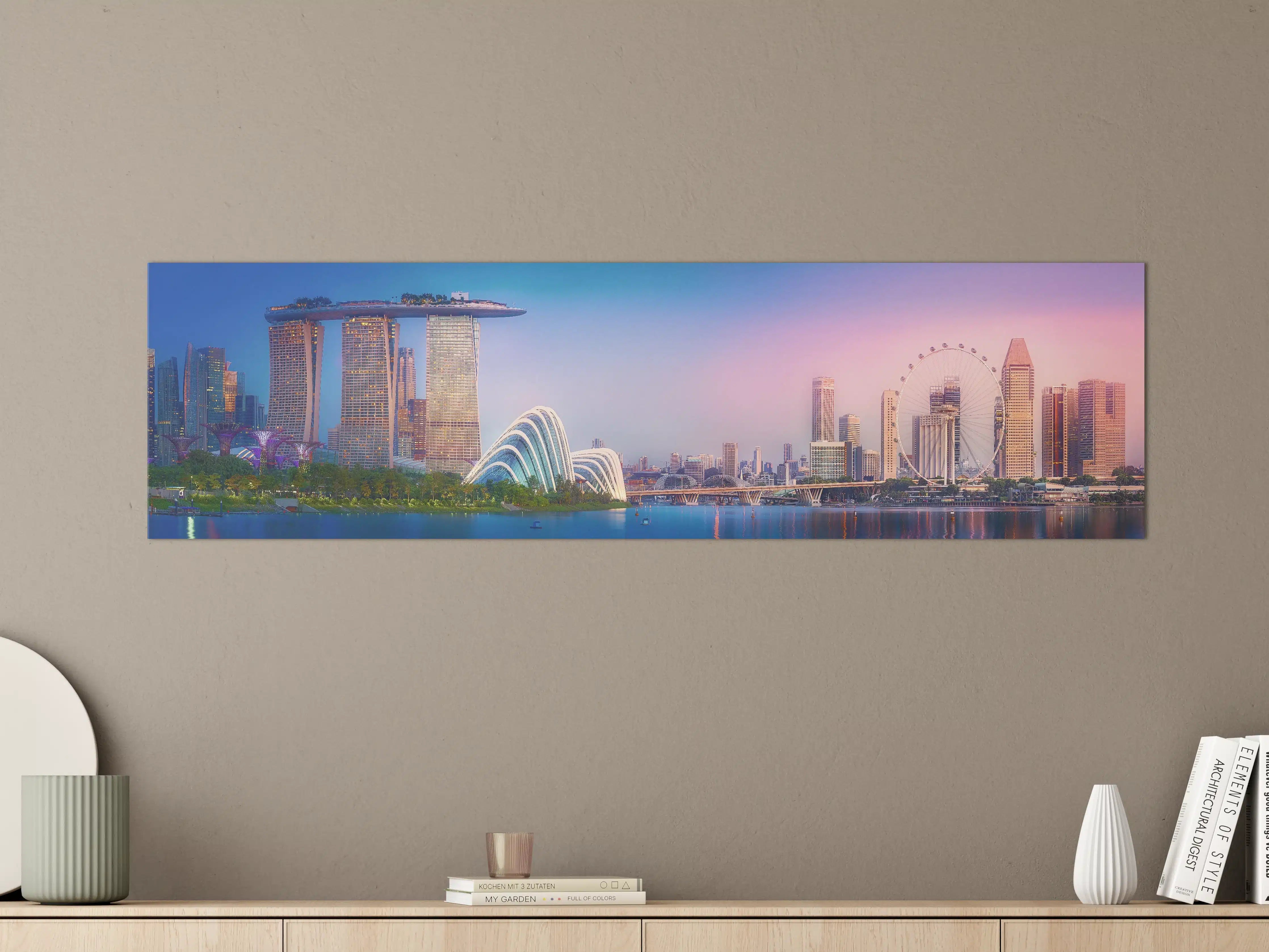 Große Wandbilder - Skyline von Singapur