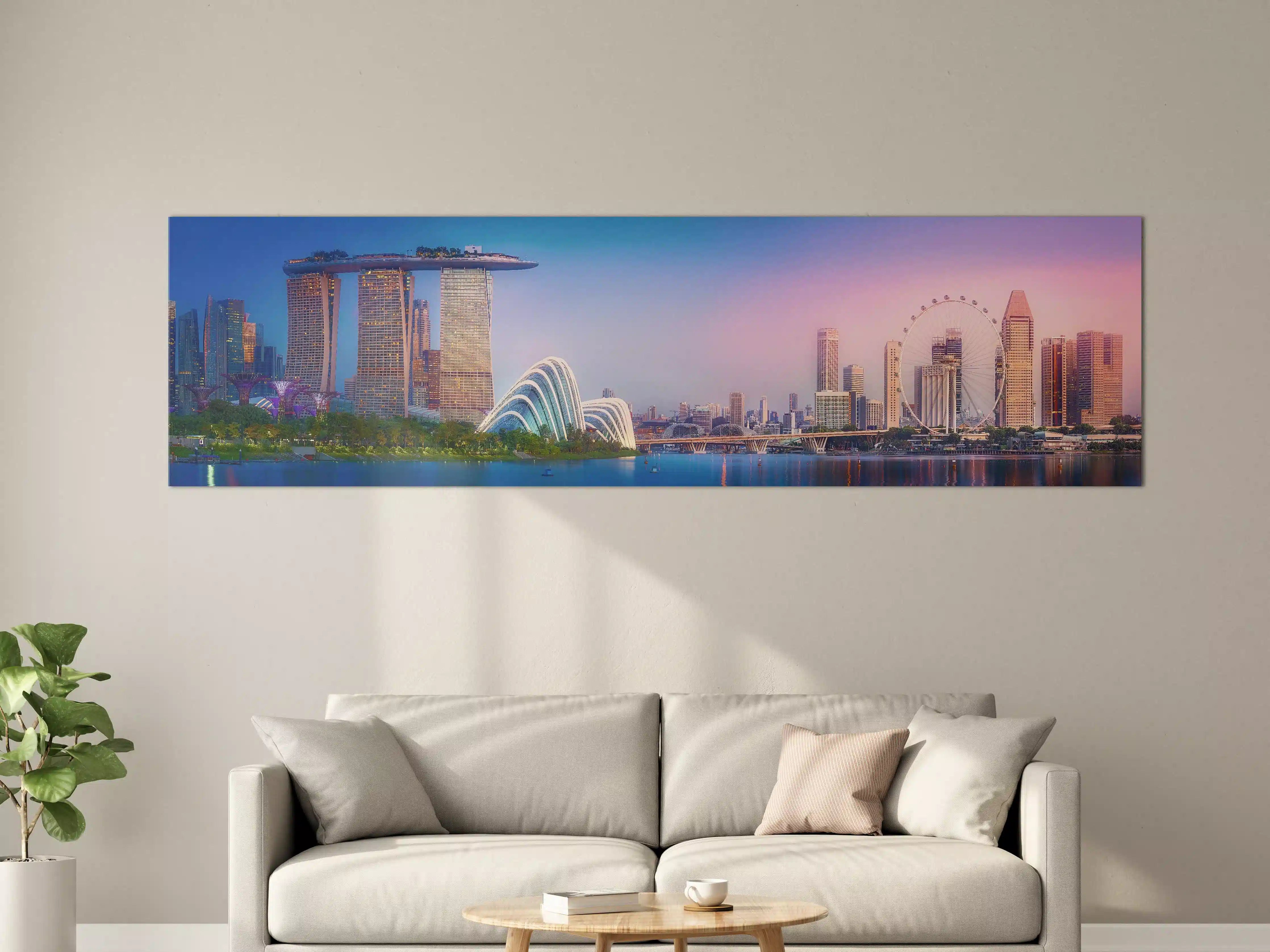Große Wandbilder - Skyline von Singapur