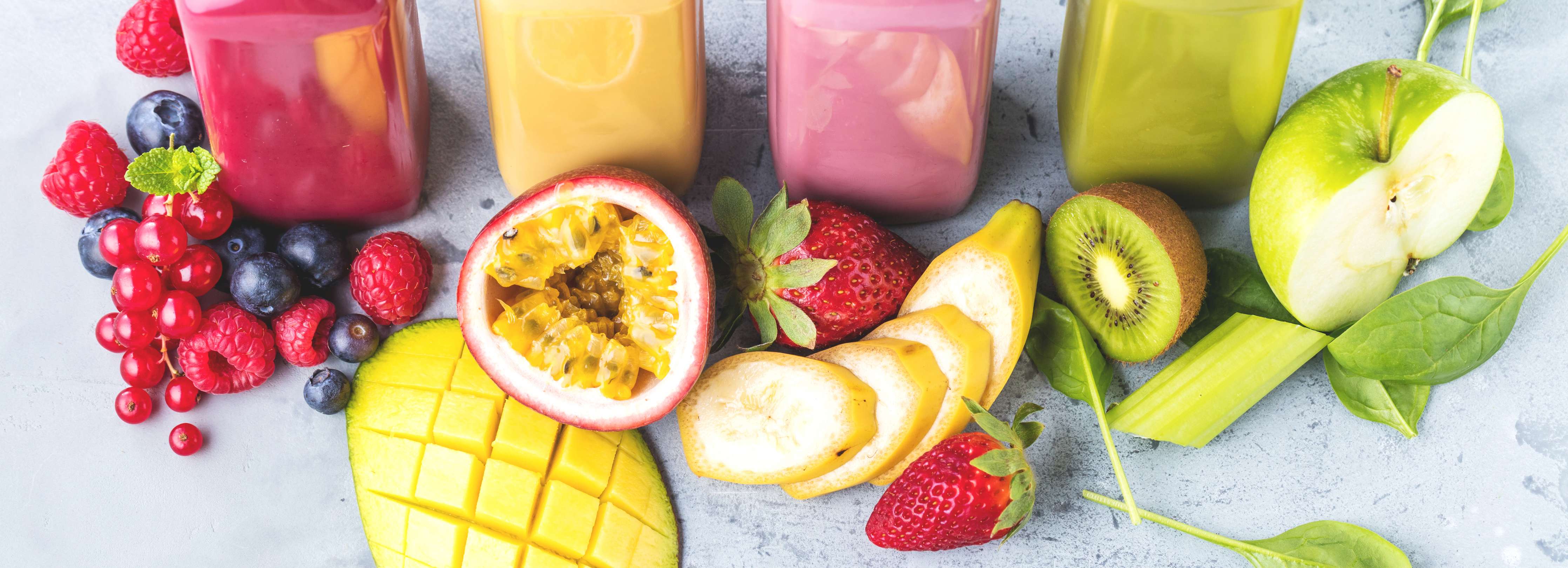 Große Wandbilder-Smoothie aus Obst & Gemüse