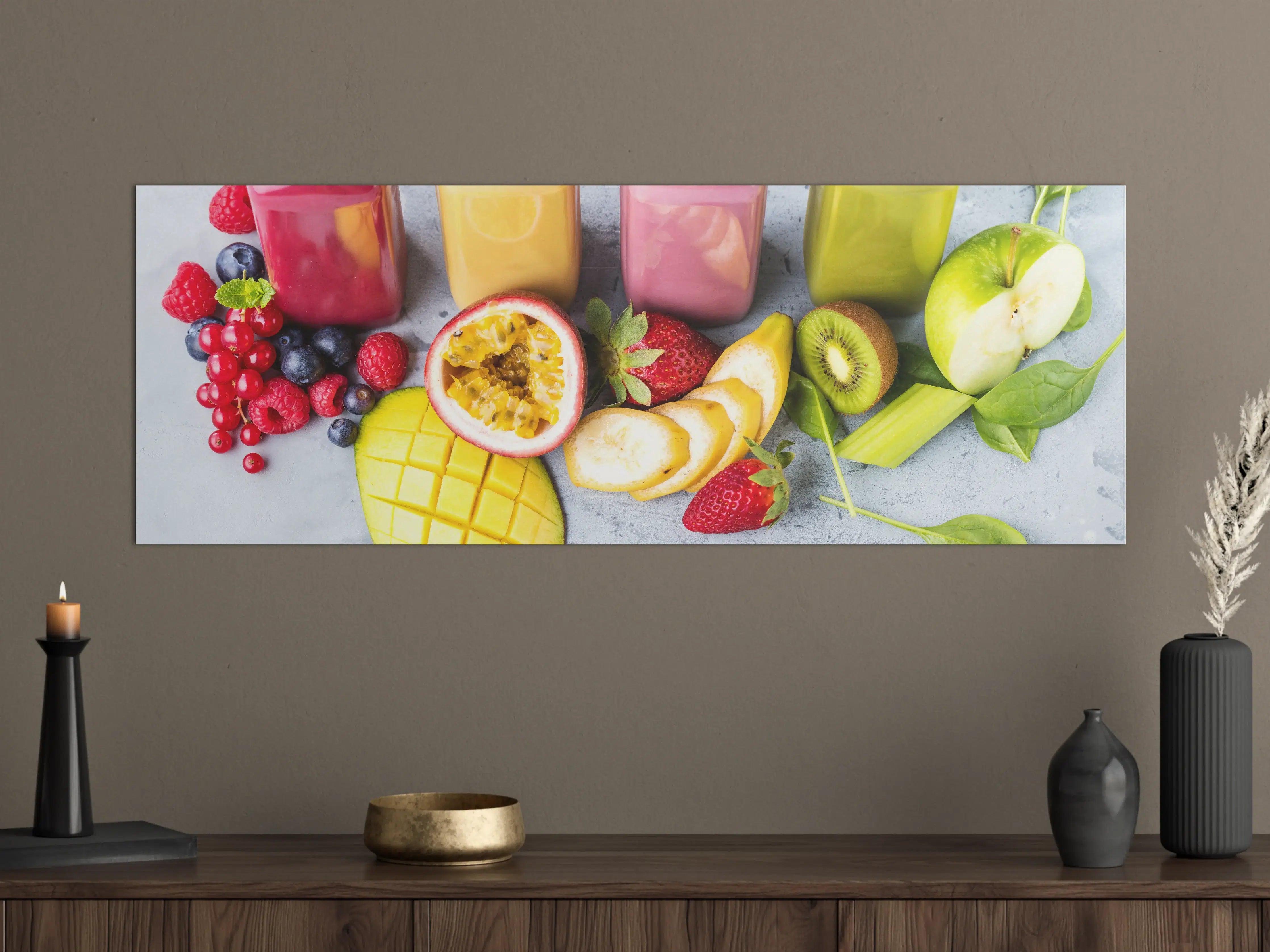 Große Wandbilder - Smoothie aus Obst & Gemüse