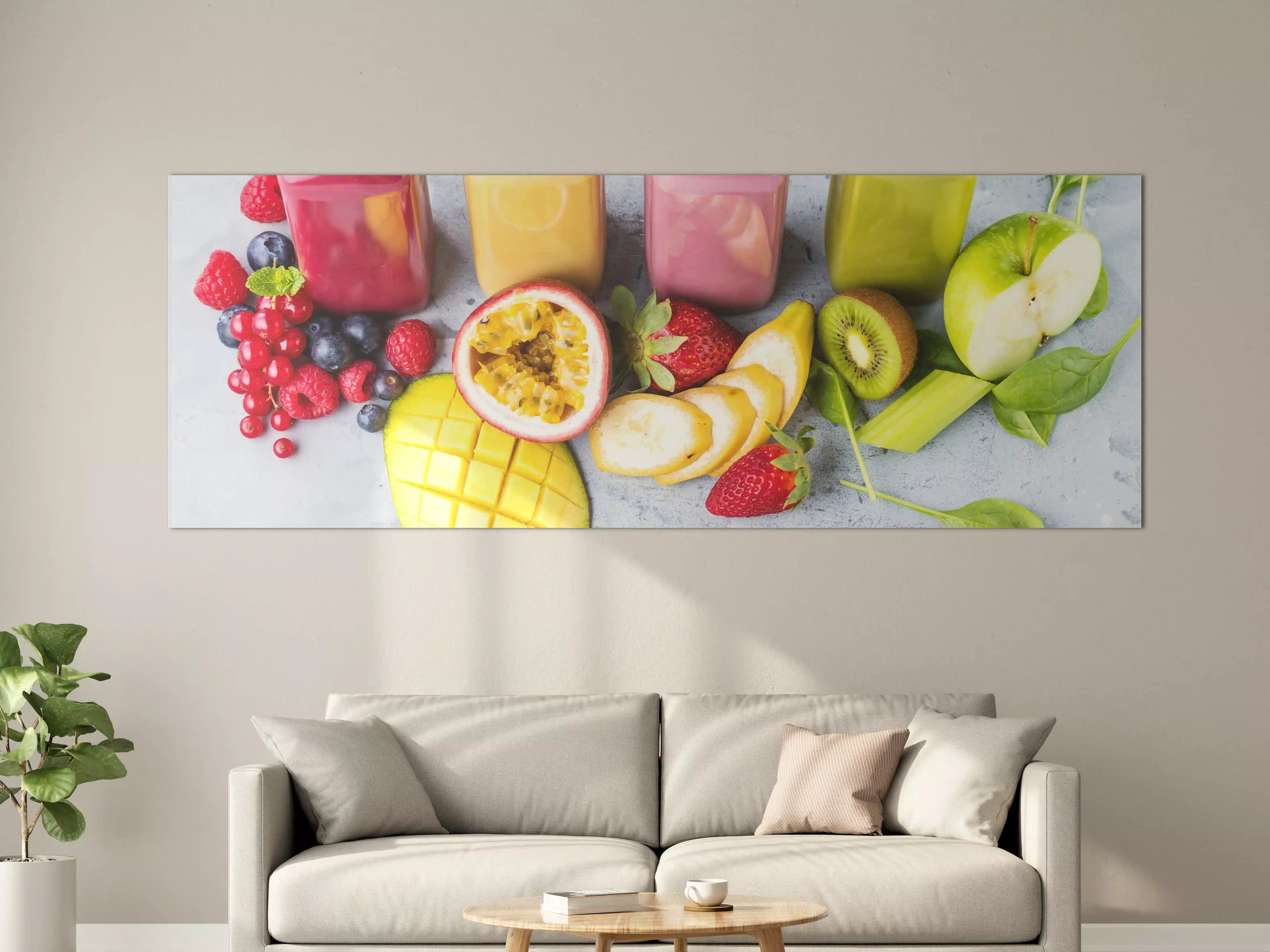 Große Wandbilder - Smoothie aus Obst & Gemüse