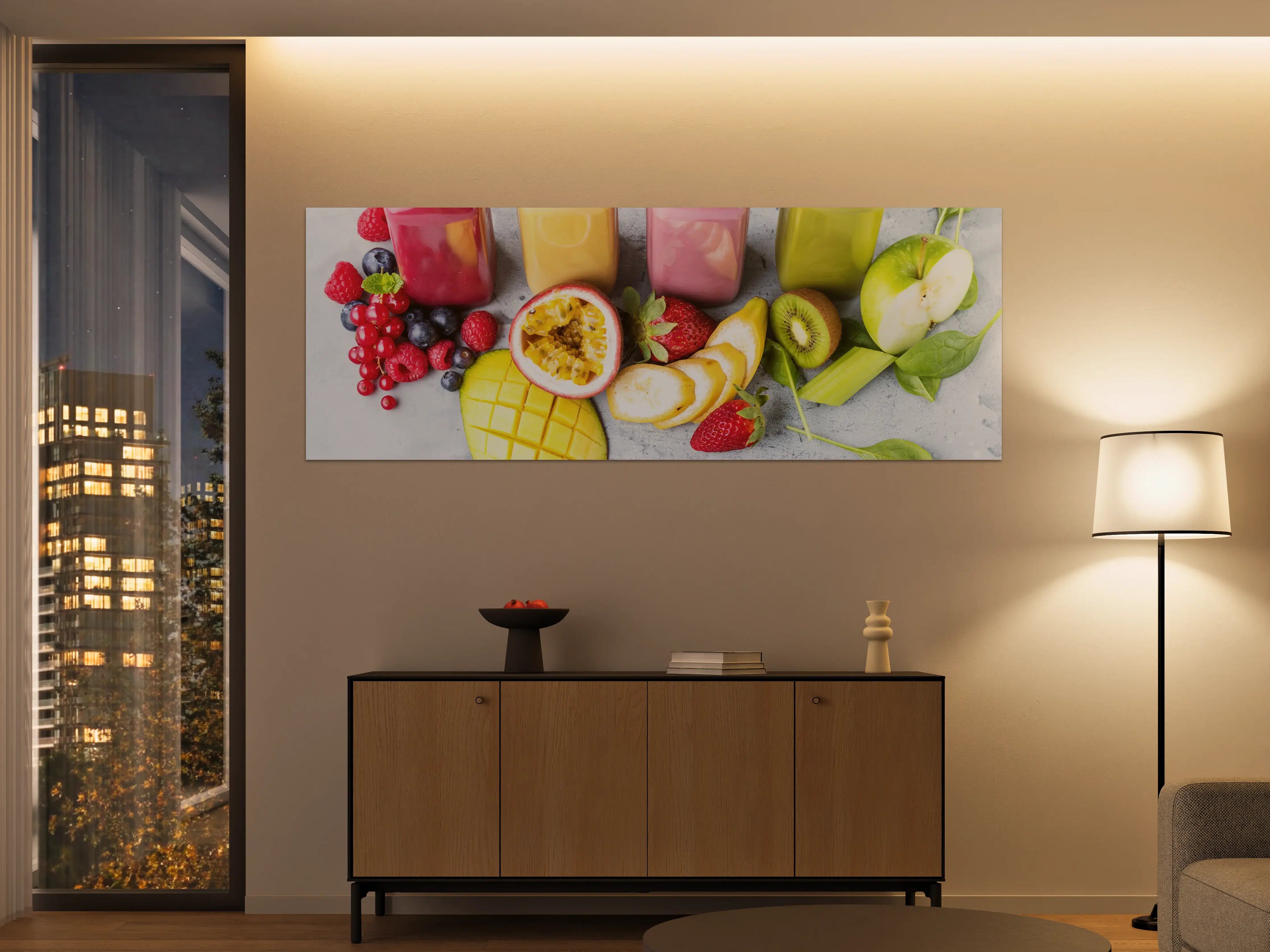 Große Wandbilder - Smoothie aus Obst & Gemüse