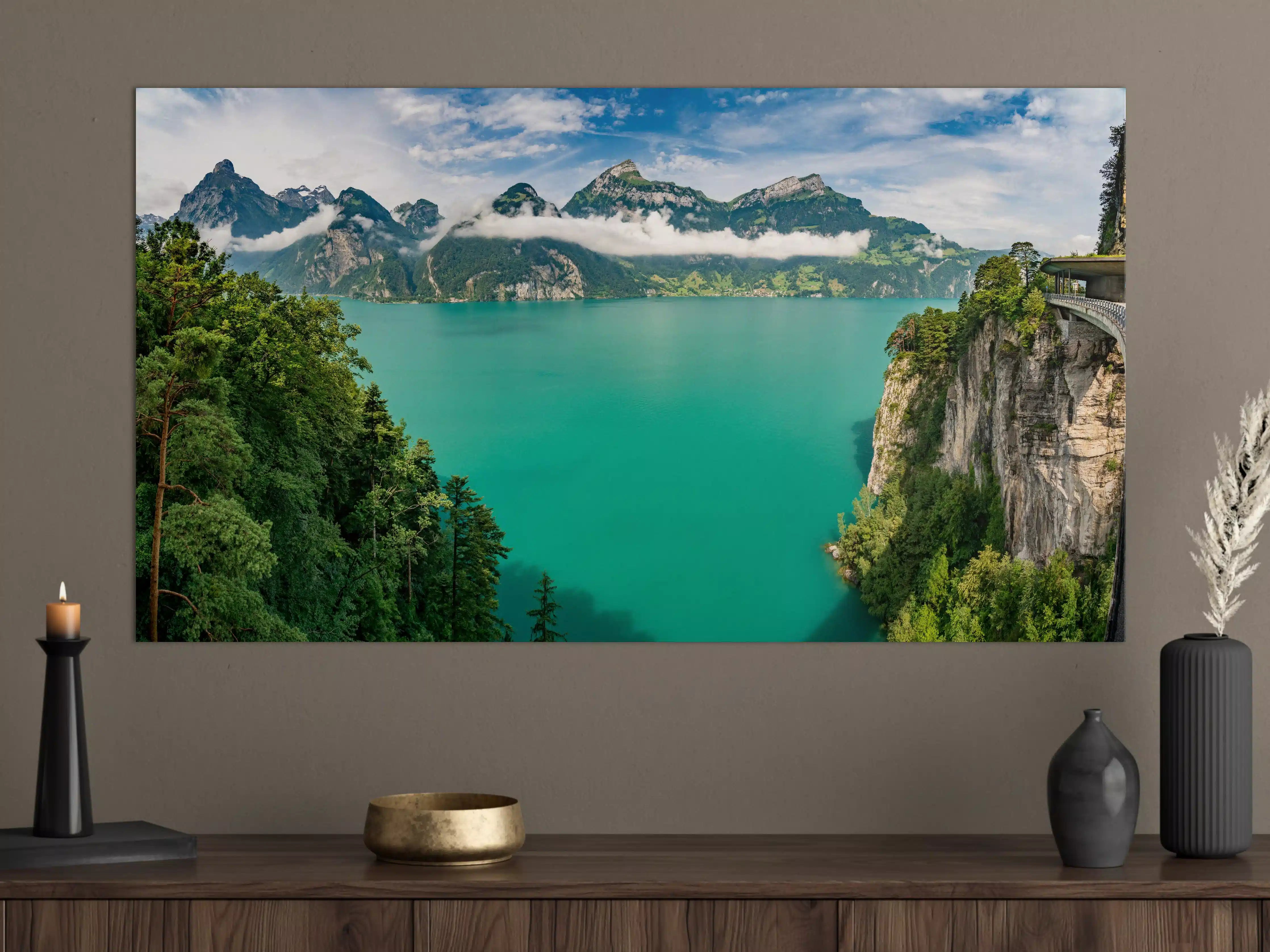 Große Wandbilder - Sommeralpen im Blick- Schweiz