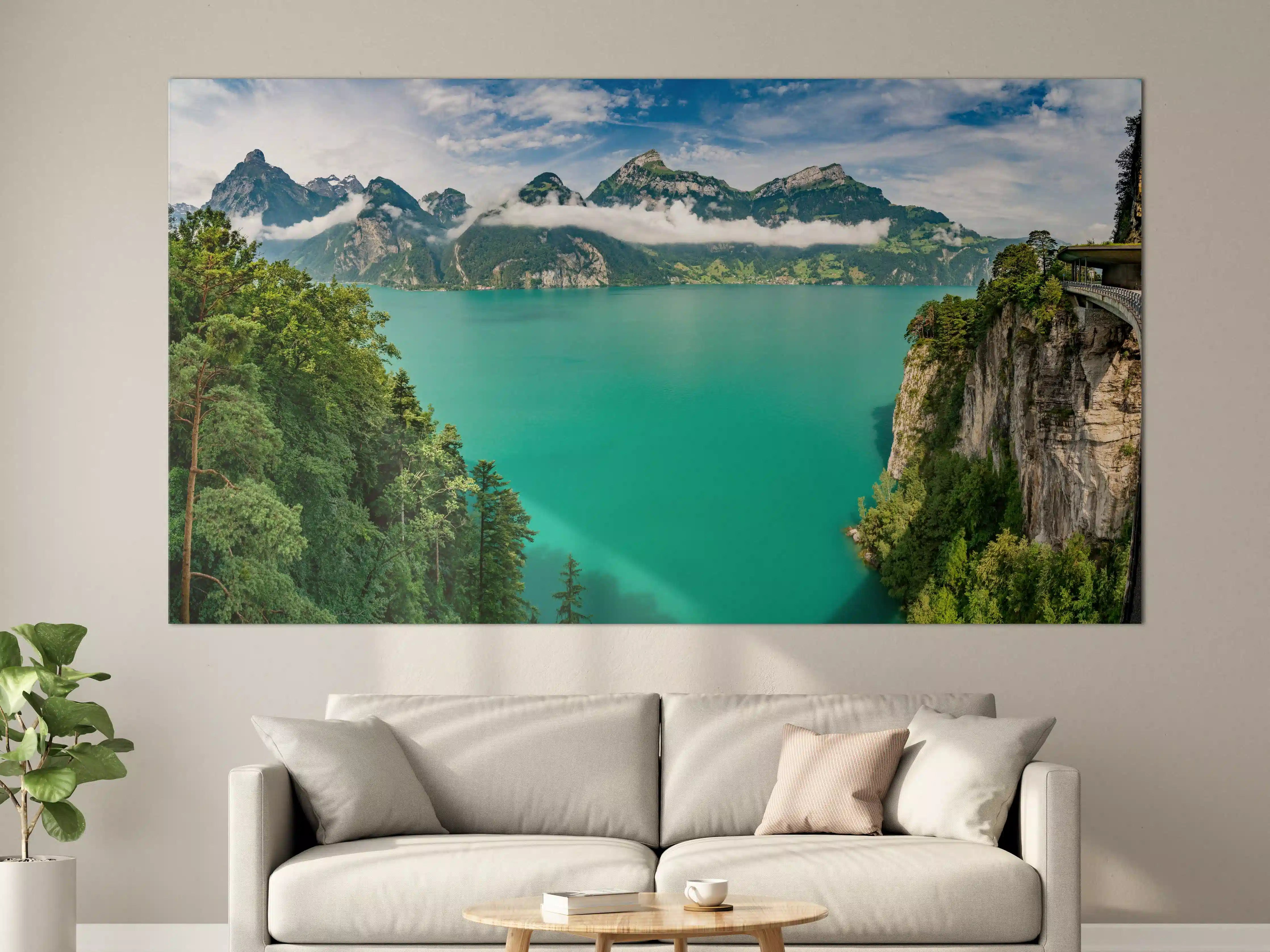 Große Wandbilder - Sommeralpen im Blick- Schweiz
