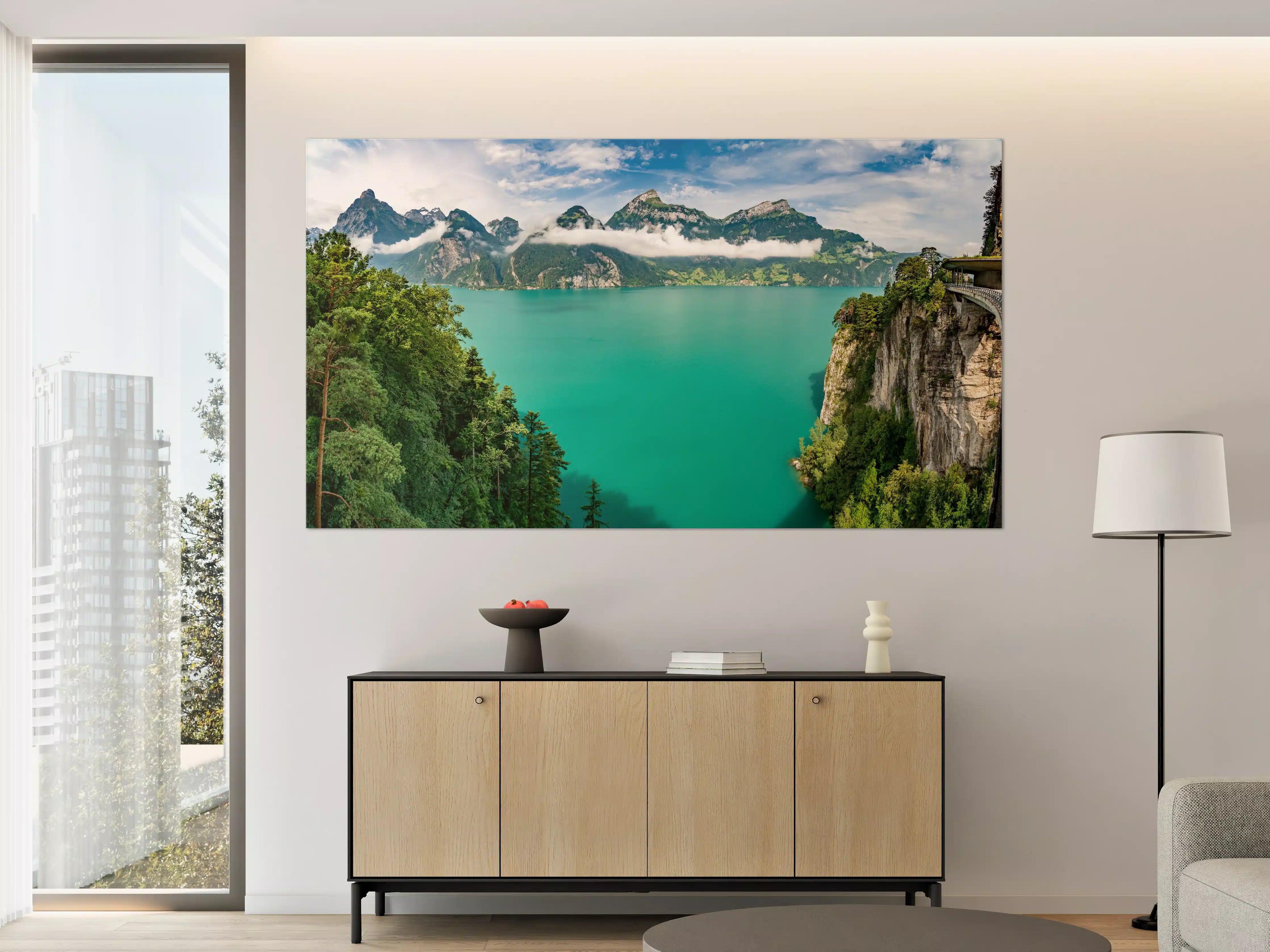 Große Wandbilder - Sommeralpen im Blick- Schweiz