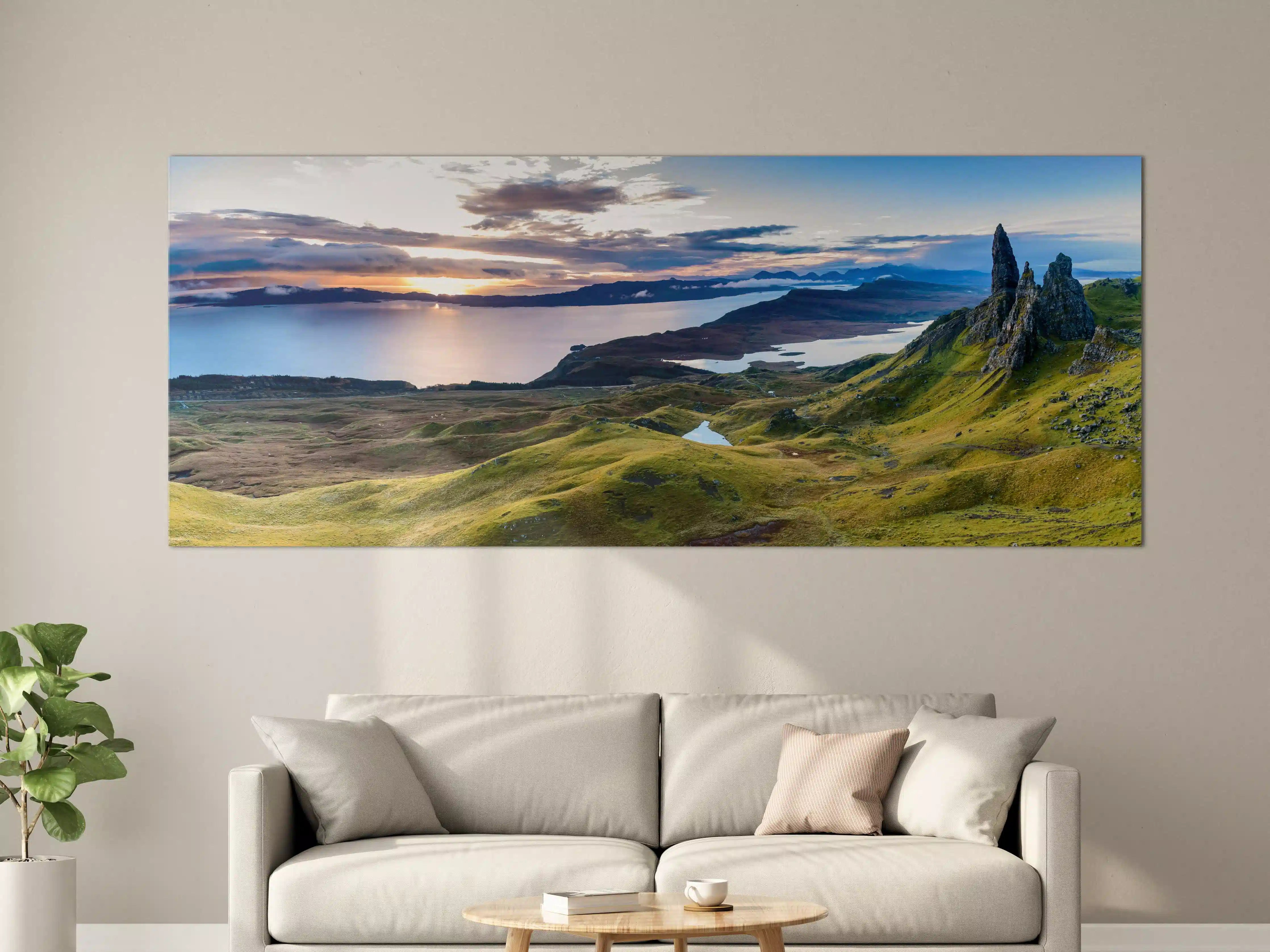 Große Wandbilder - Sonnenaufgang auf der Isle of Skye