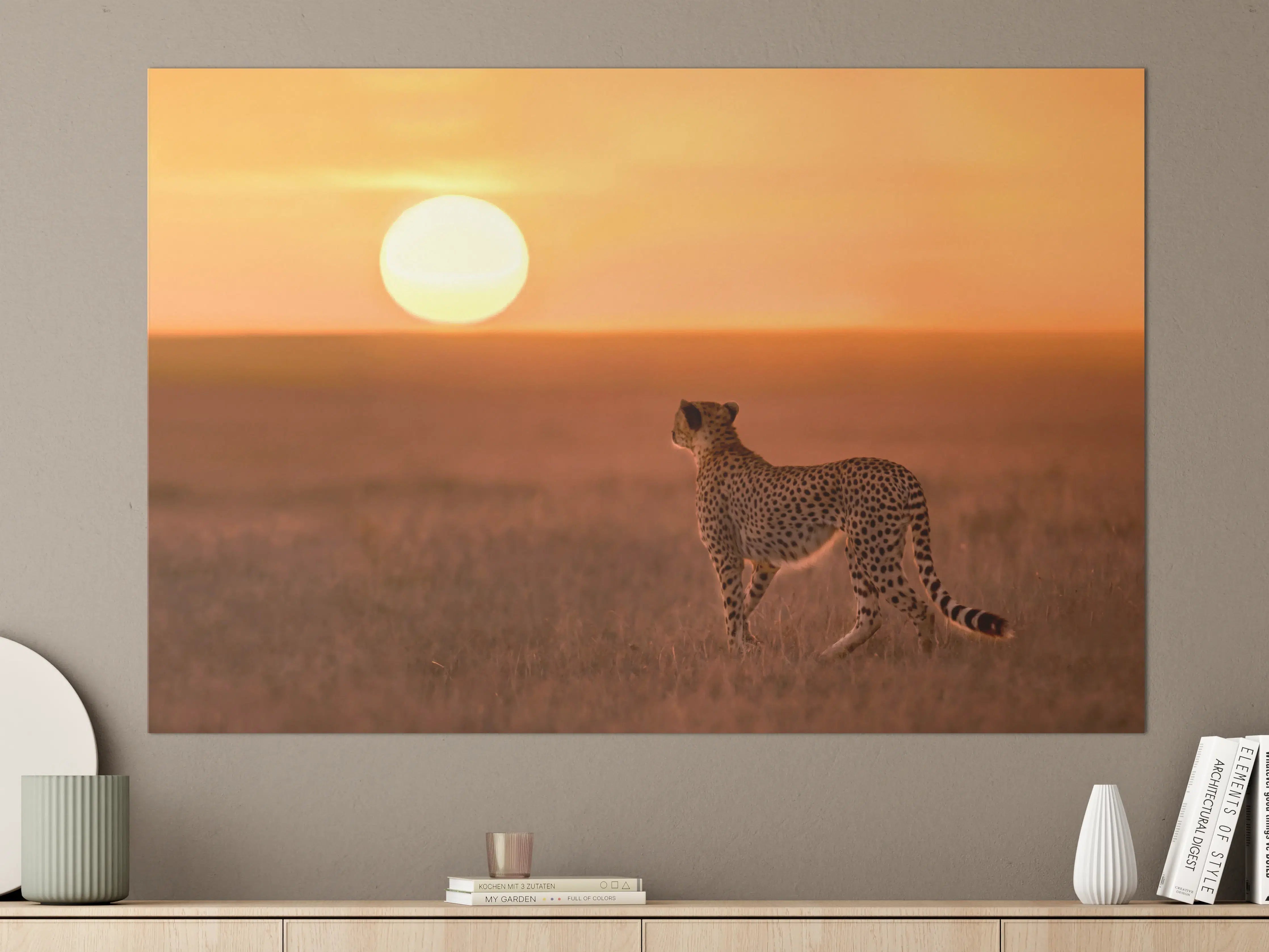 Große Wandbilder - Sonnenaufgang in der Savanne - Afrika