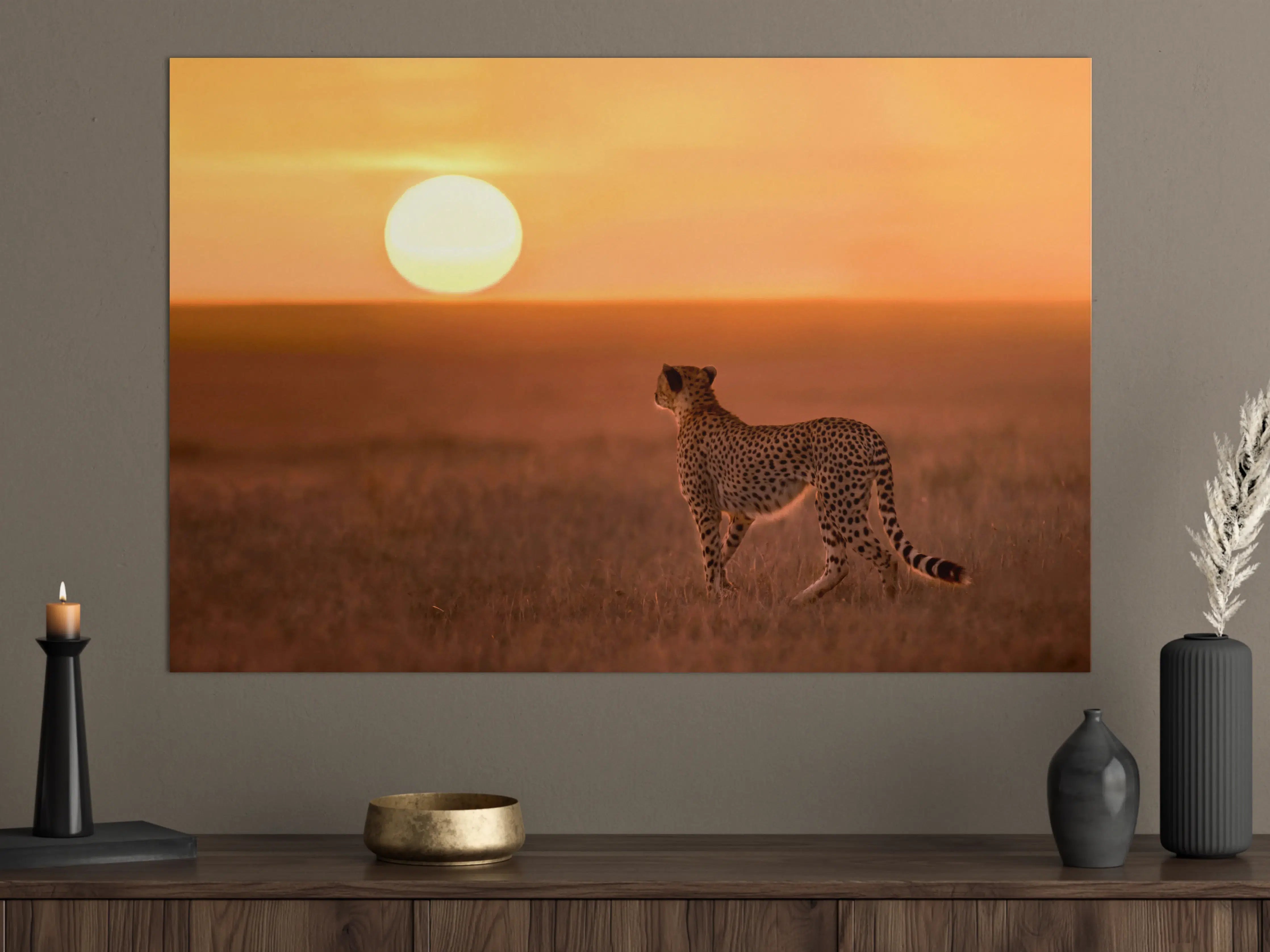 Große Wandbilder - Sonnenaufgang in der Savanne - Afrika