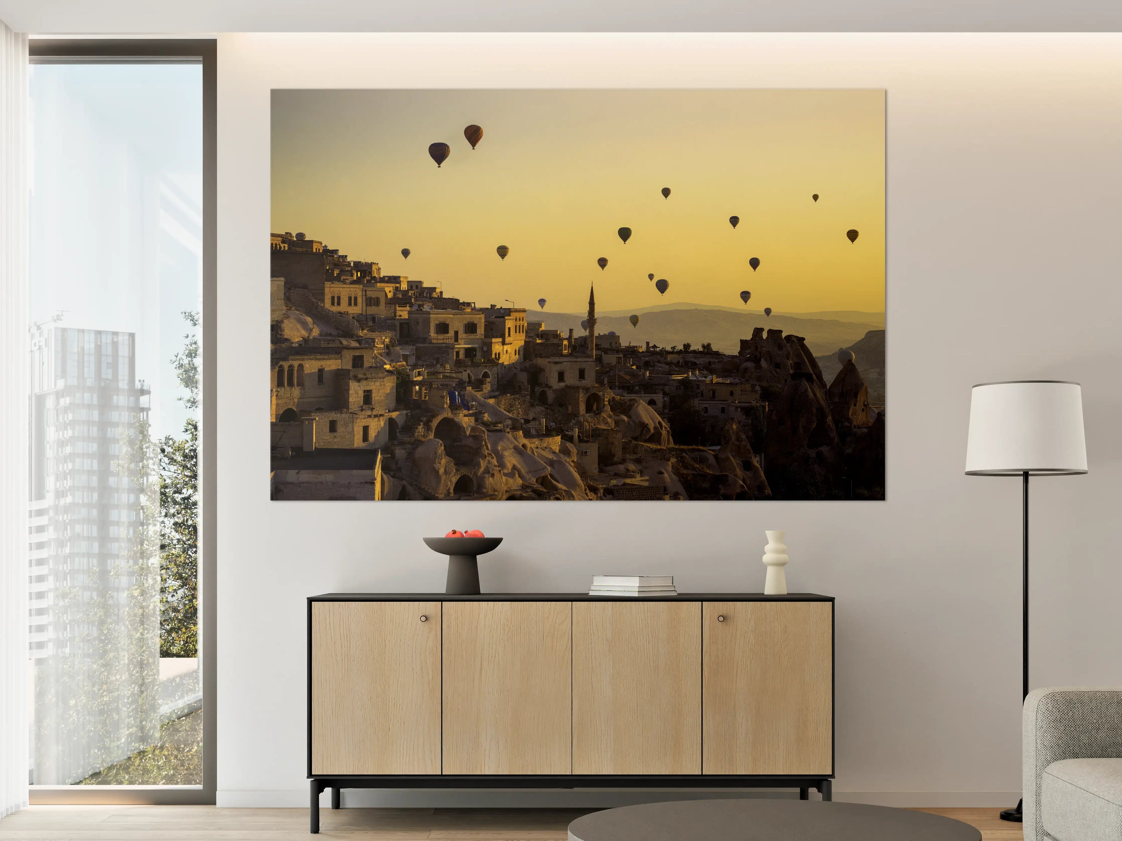 Große Wandbilder - Sonnenuntergang - Kappadokien, Türkei