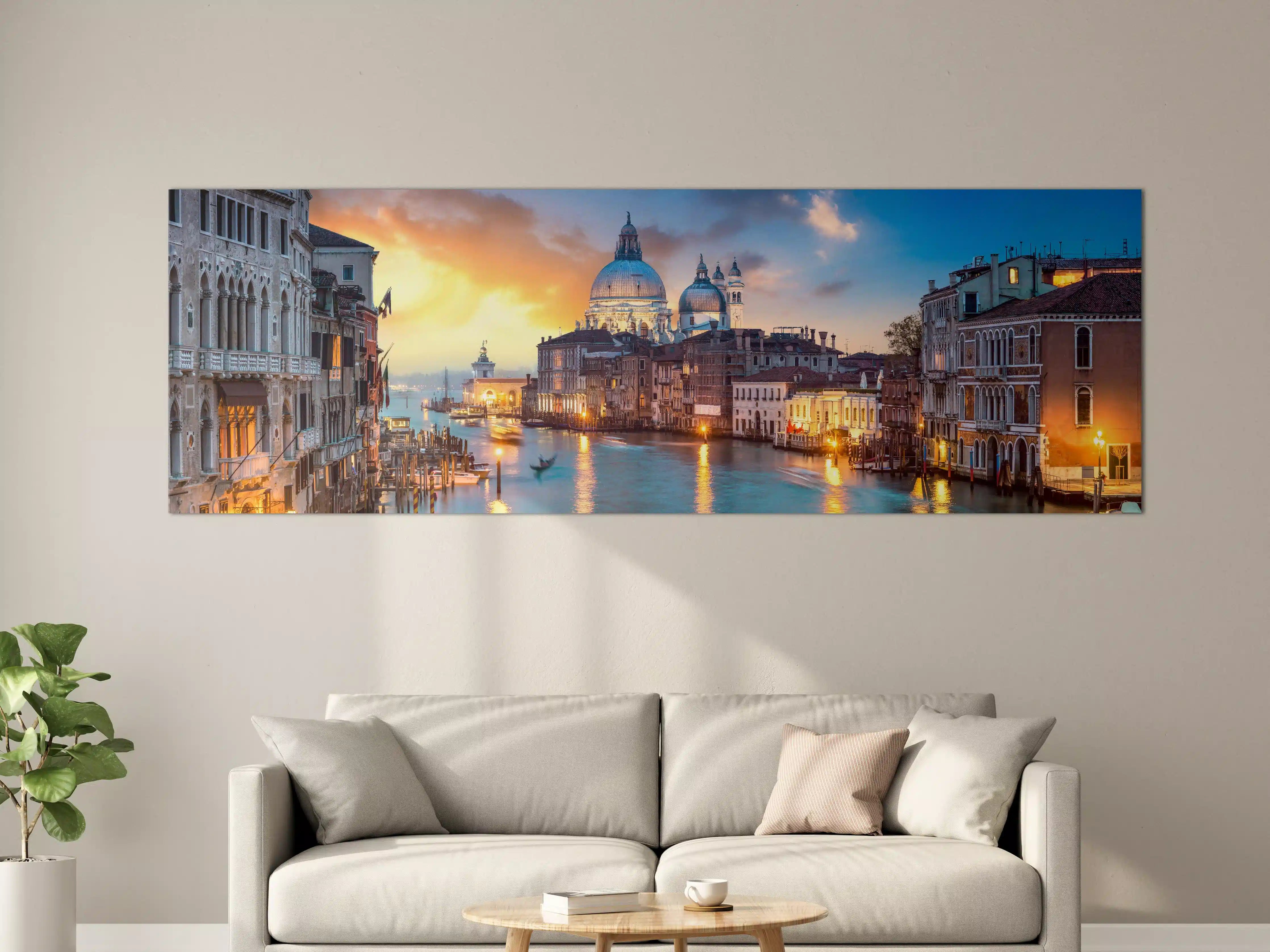 Große Wandbilder - Sonnenuntergang am Canal Grande - Venedig 2