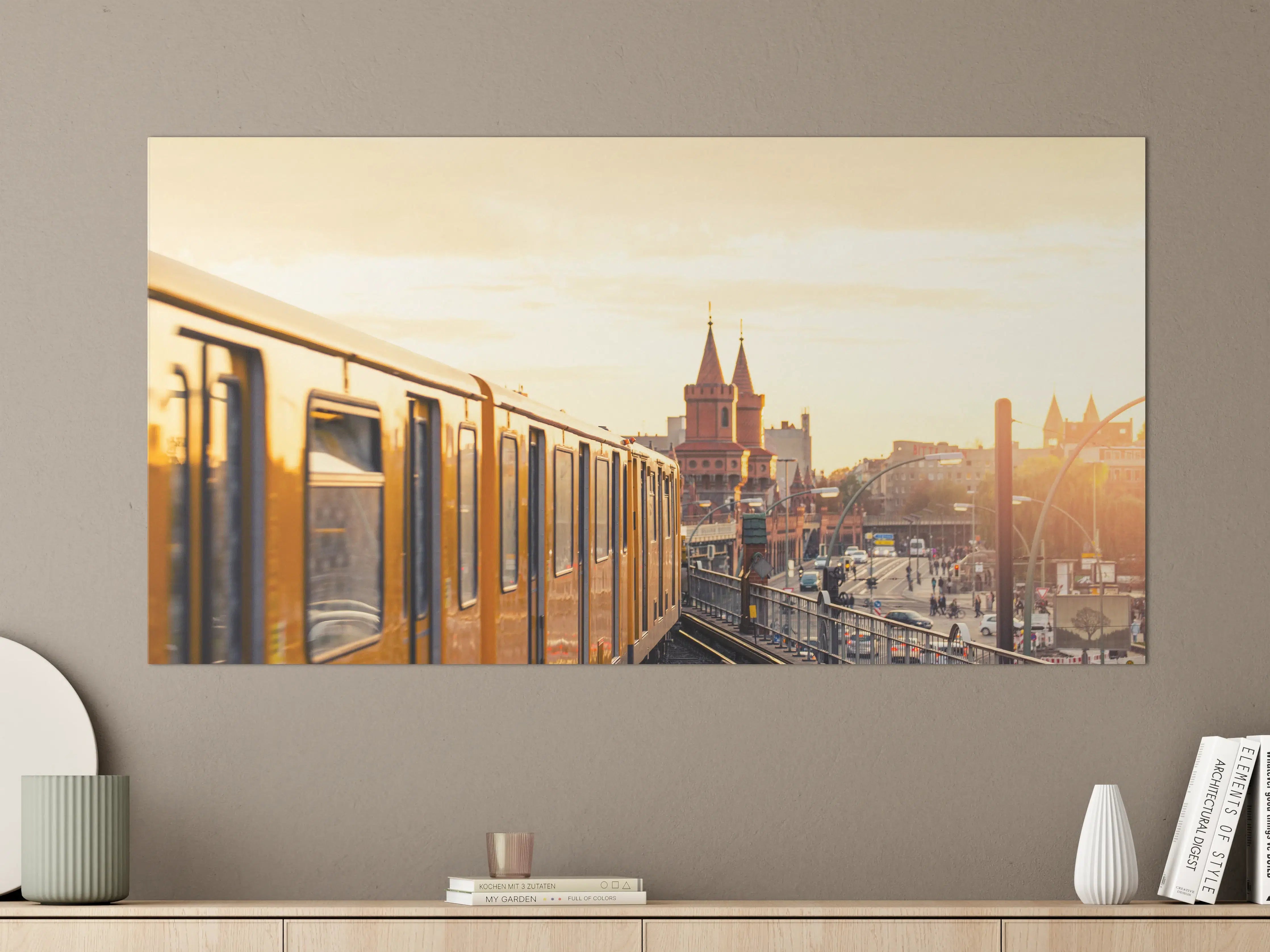 Große Wandbilder - Sonnige Berlin Oberbaumbrücke