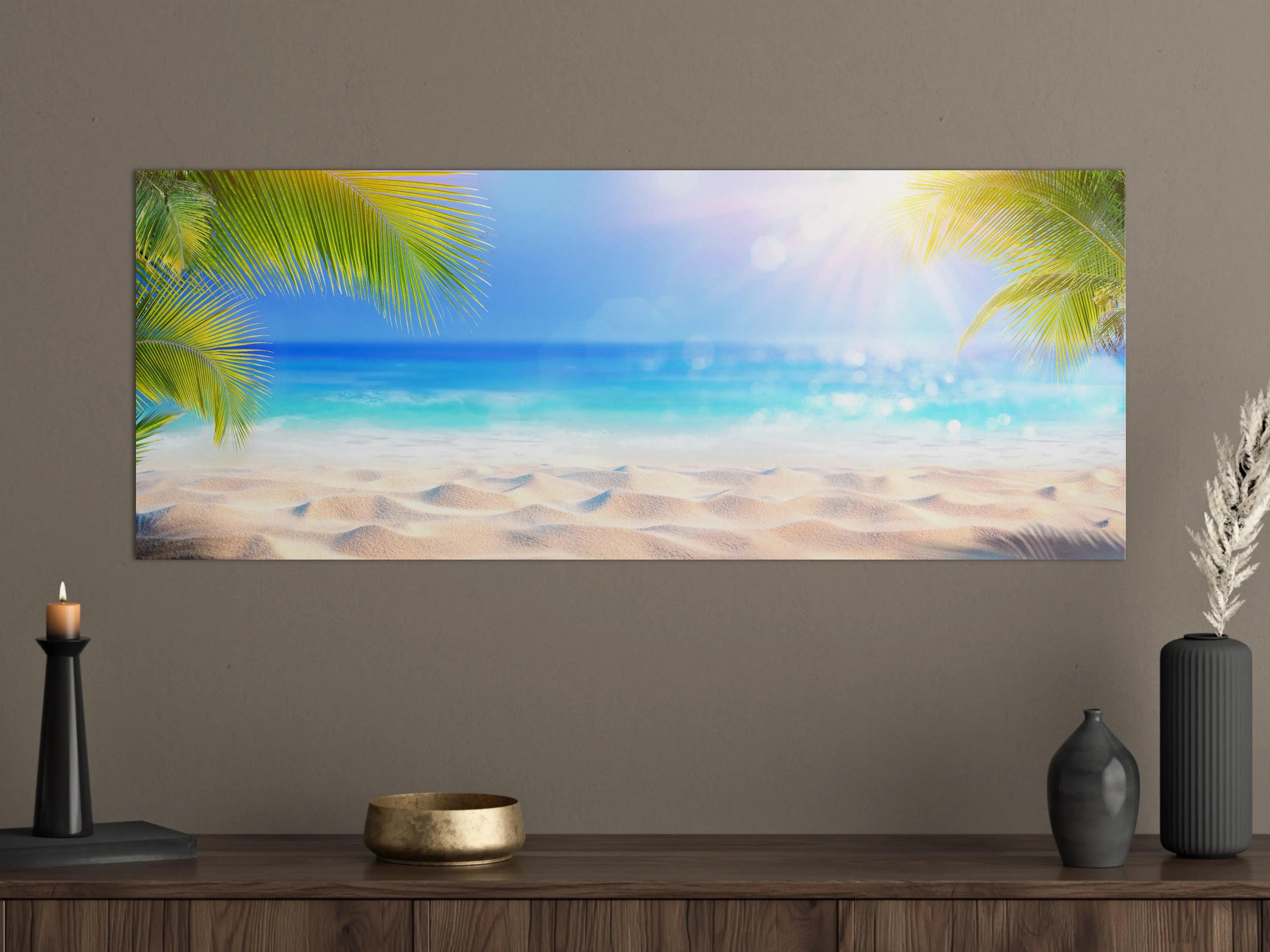 Große Wandbilder - Sonniger tropischer Strand