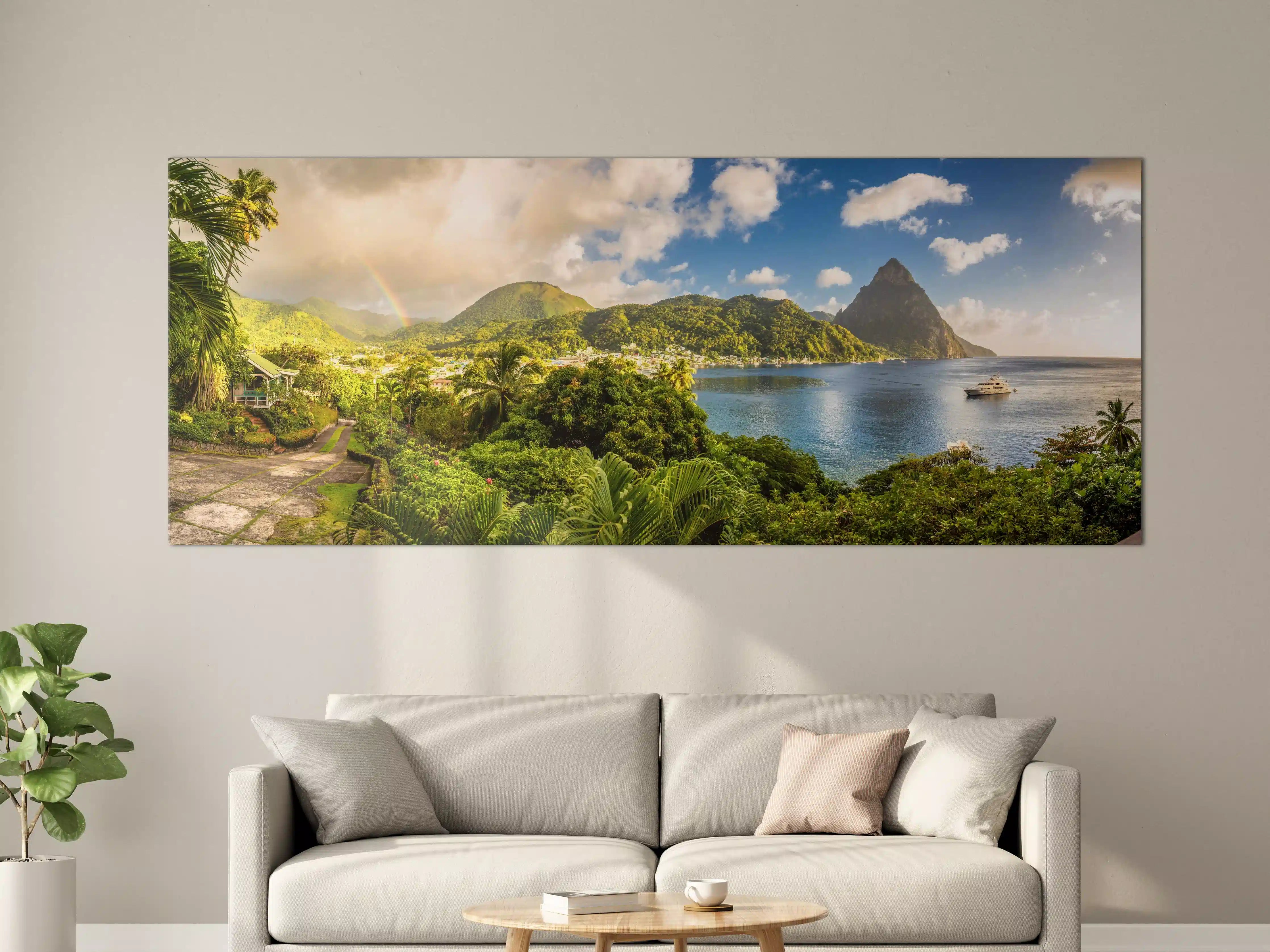 Große Wandbilder - St. Lucia - Karibisches Meer