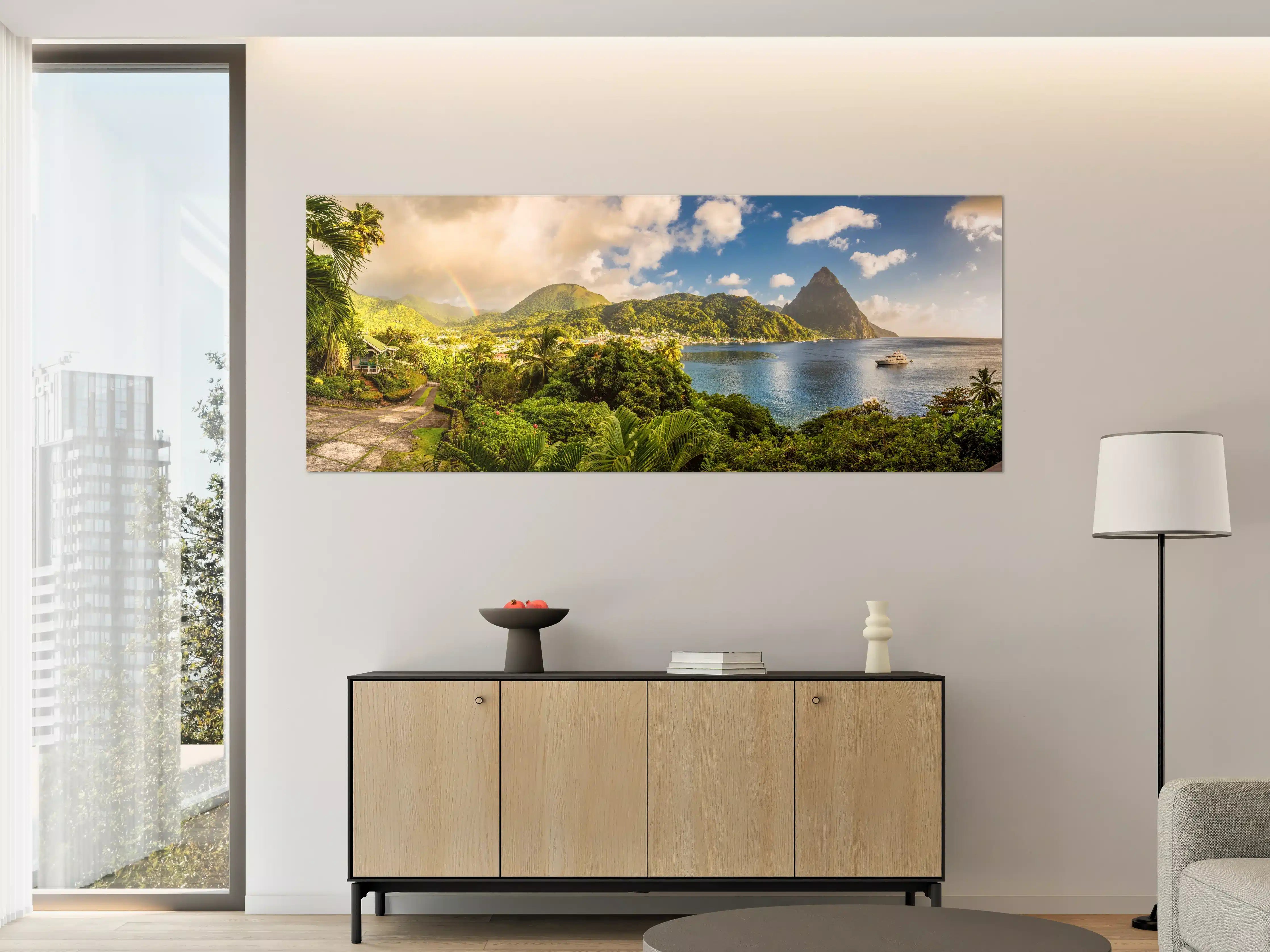 Große Wandbilder - St. Lucia - Karibisches Meer
