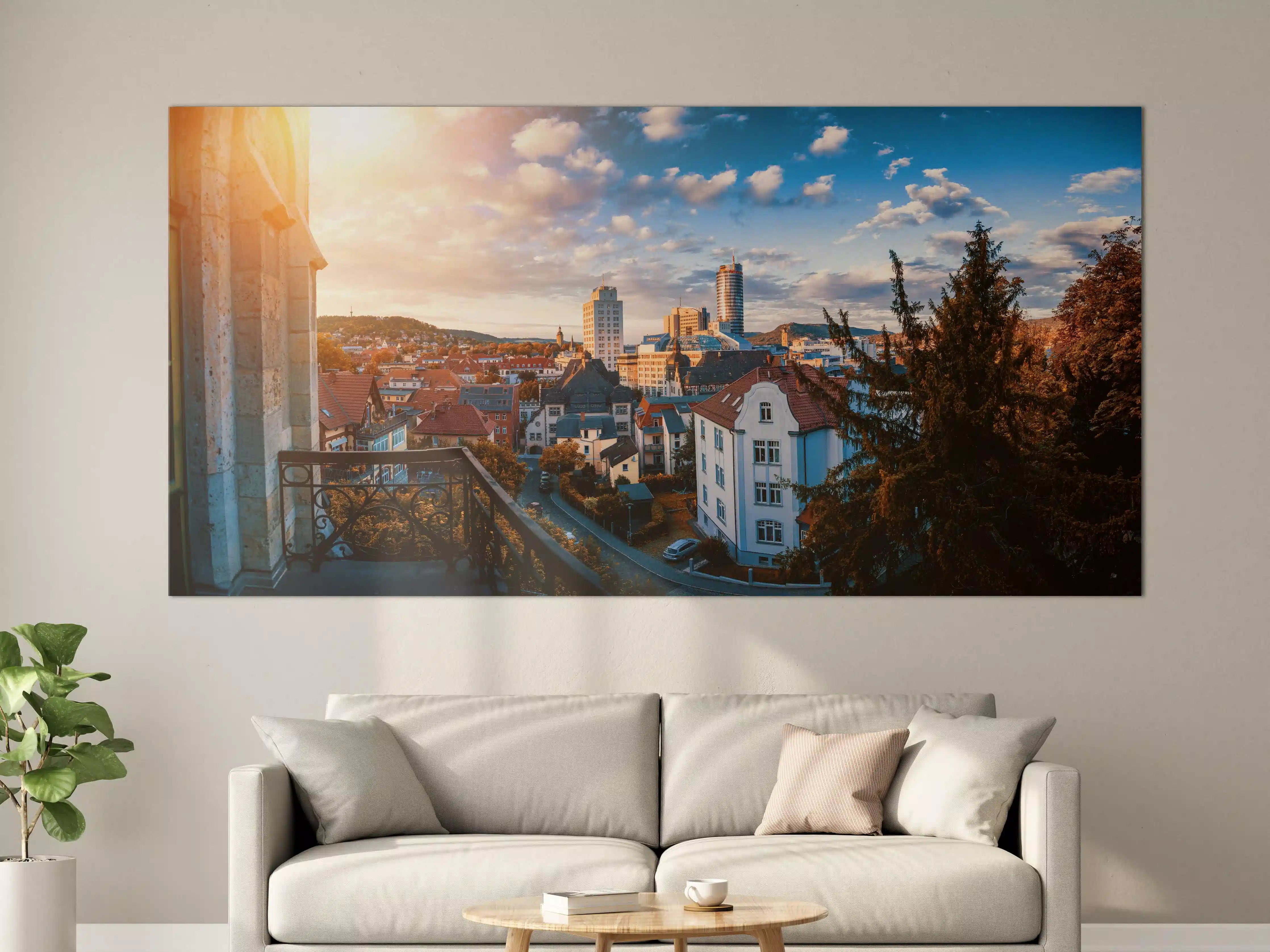 Große Wandbilder - Stadtblick auf Jena