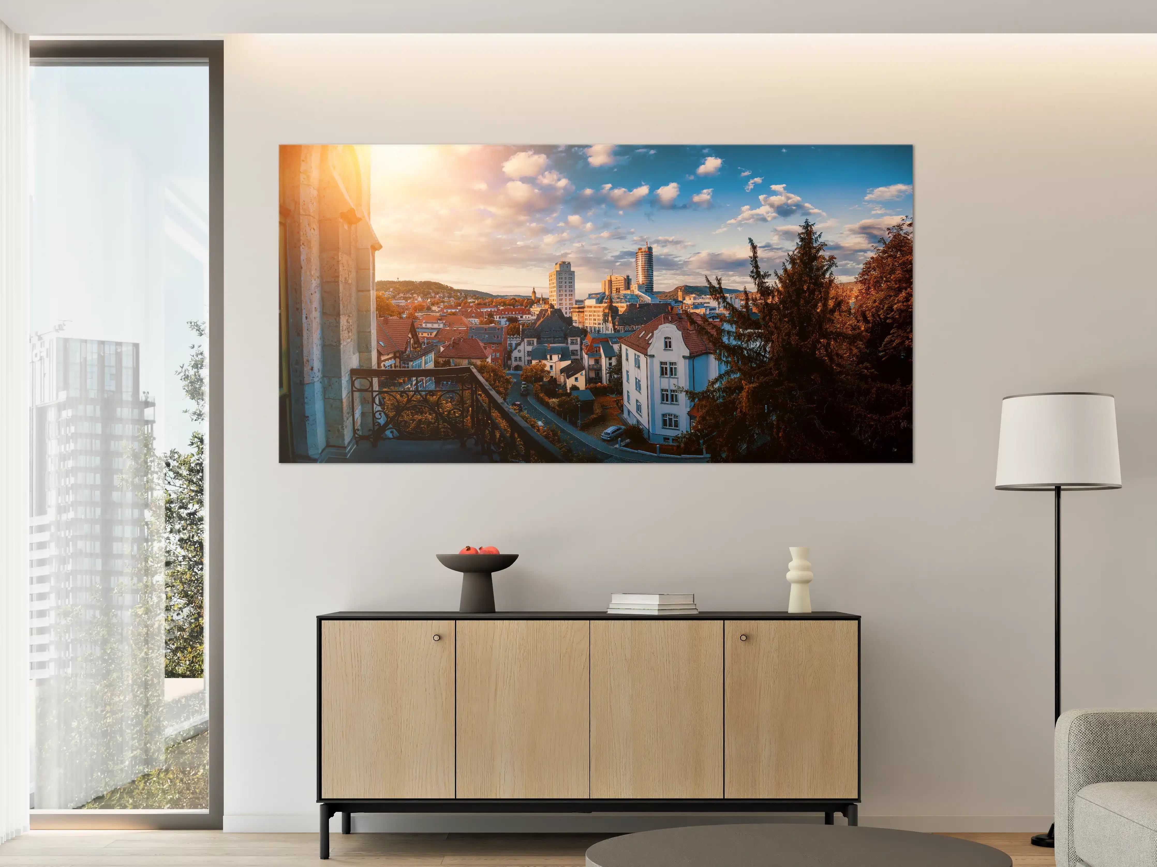 Große Wandbilder - Stadtblick auf Jena