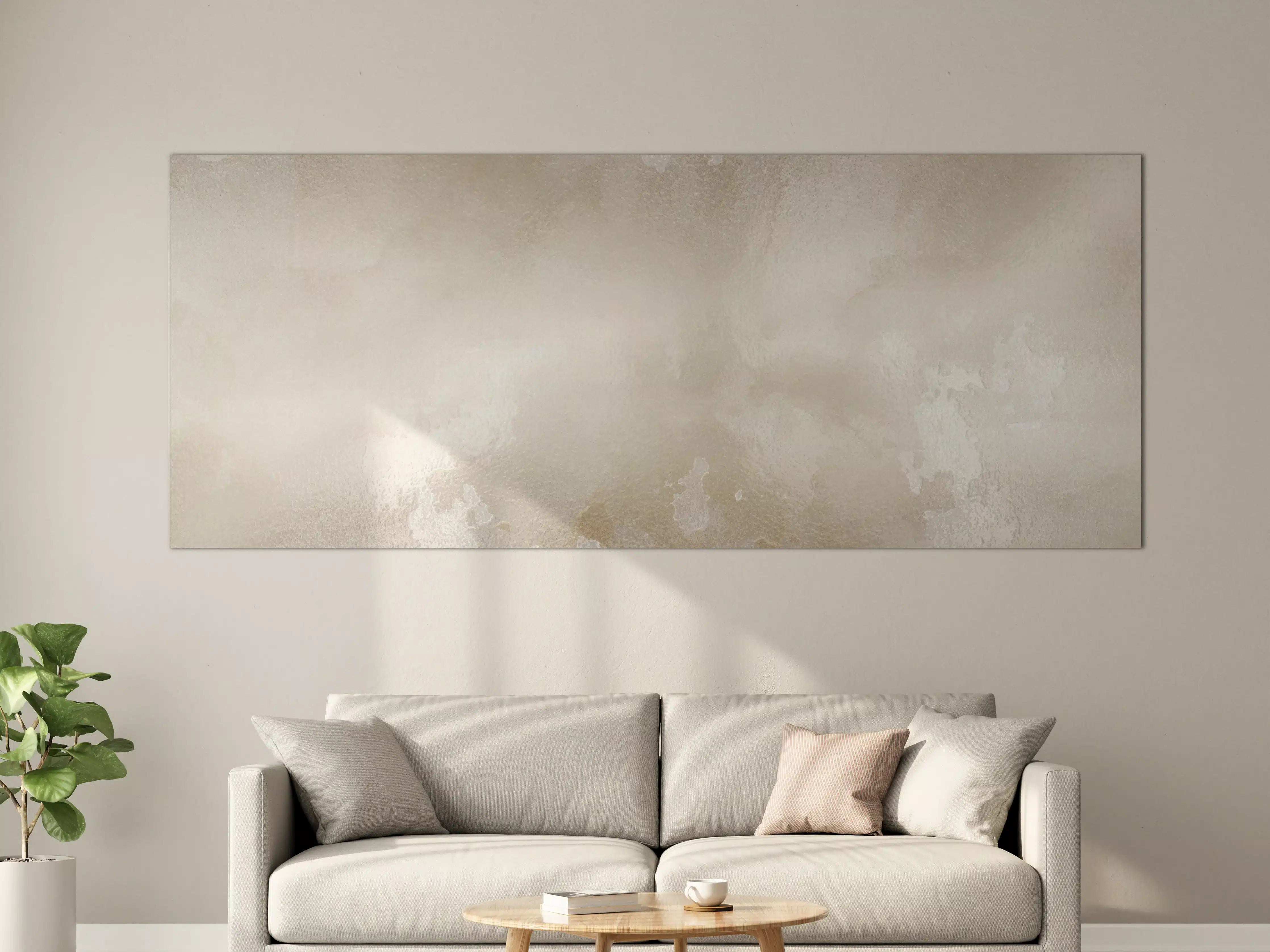Große Wandbilder - Steinartiges Aquarell