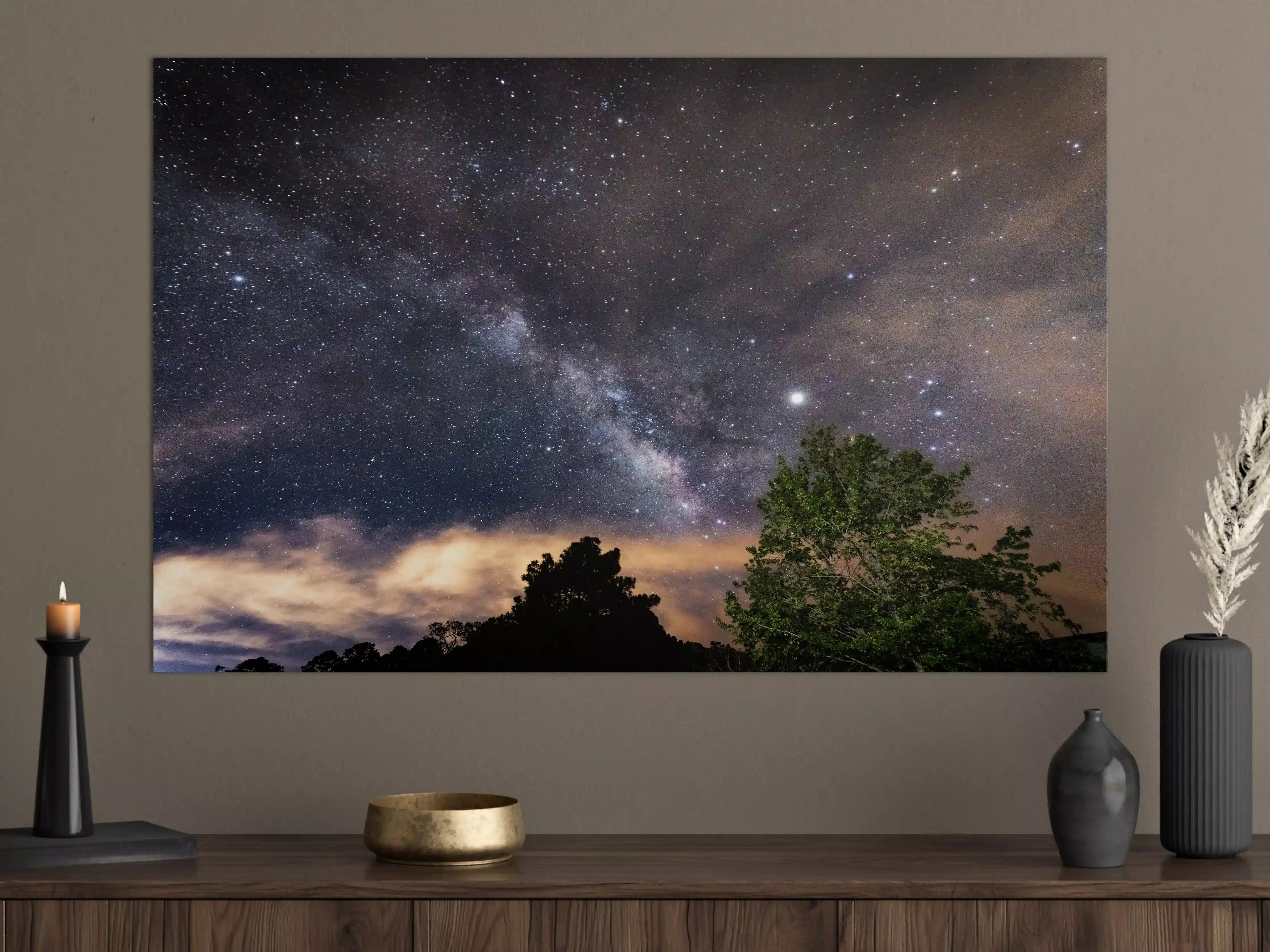 Große Wandbilder - Sterne im Himmel bei Nacht