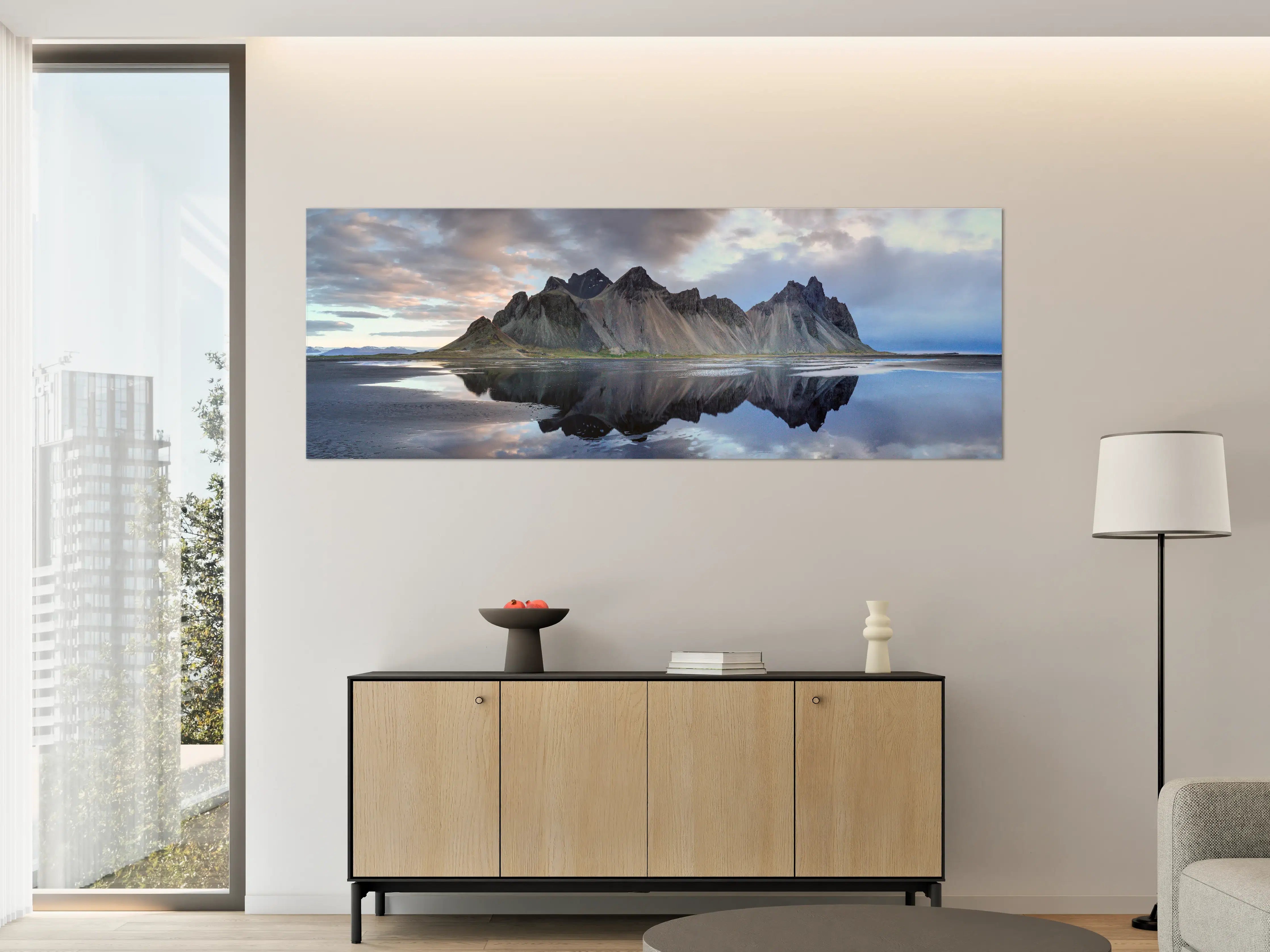 Große Wandbilder - Stokksnes an der isländischen Küste