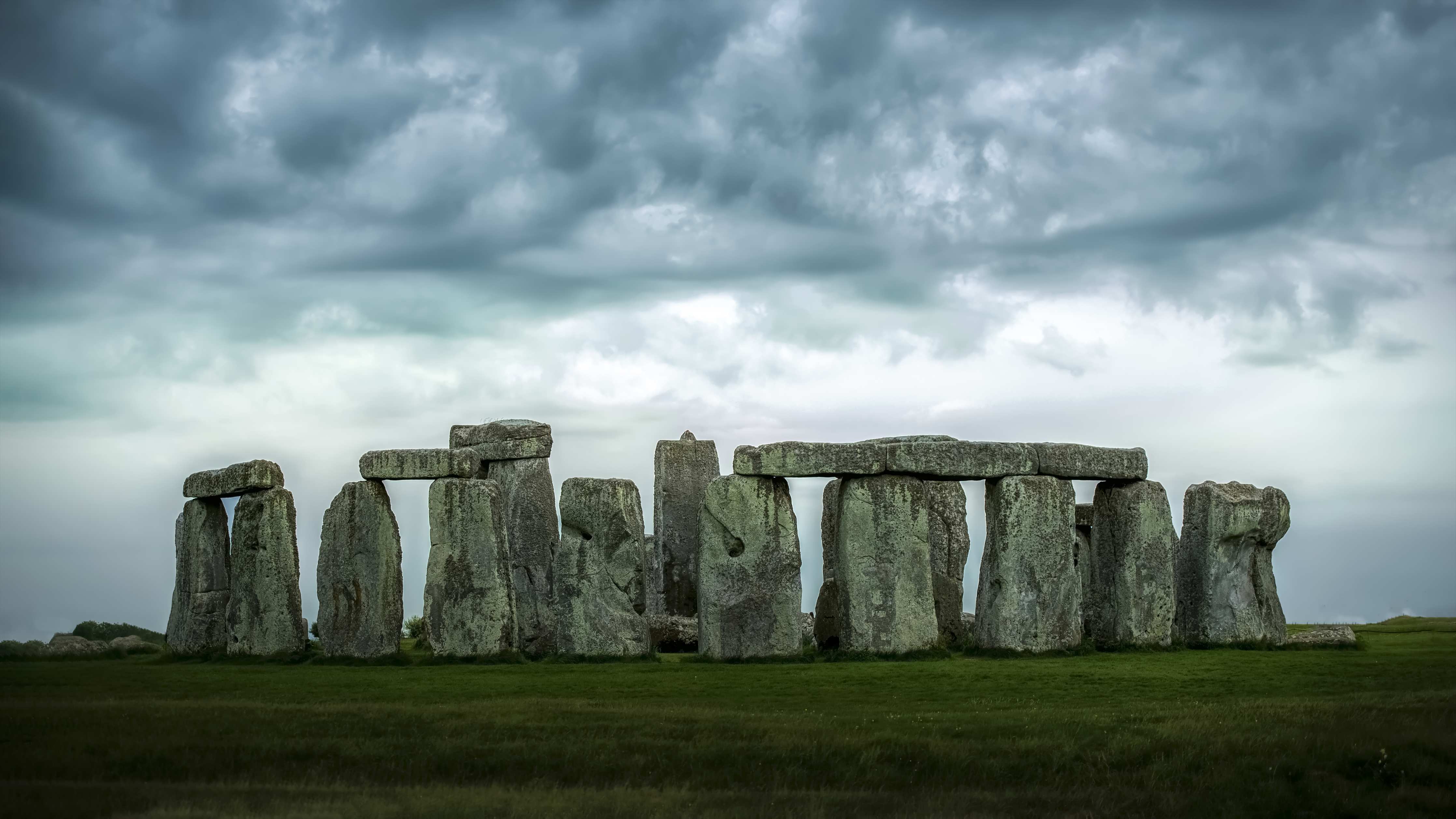 Große Wandbilder-Stonehenge bei Sturm