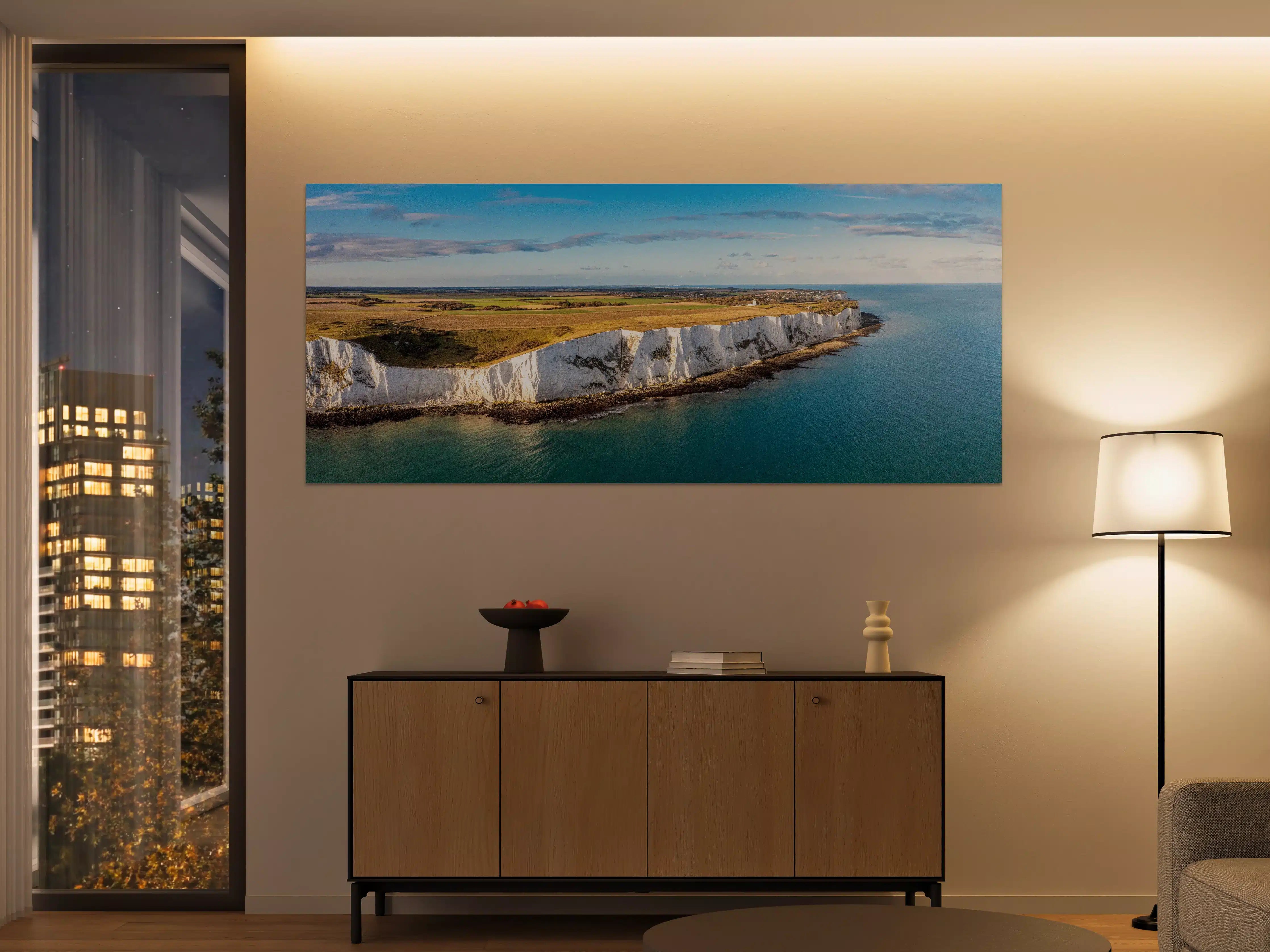 Große Wandbilder - Strahlende White Cliffs of Dover