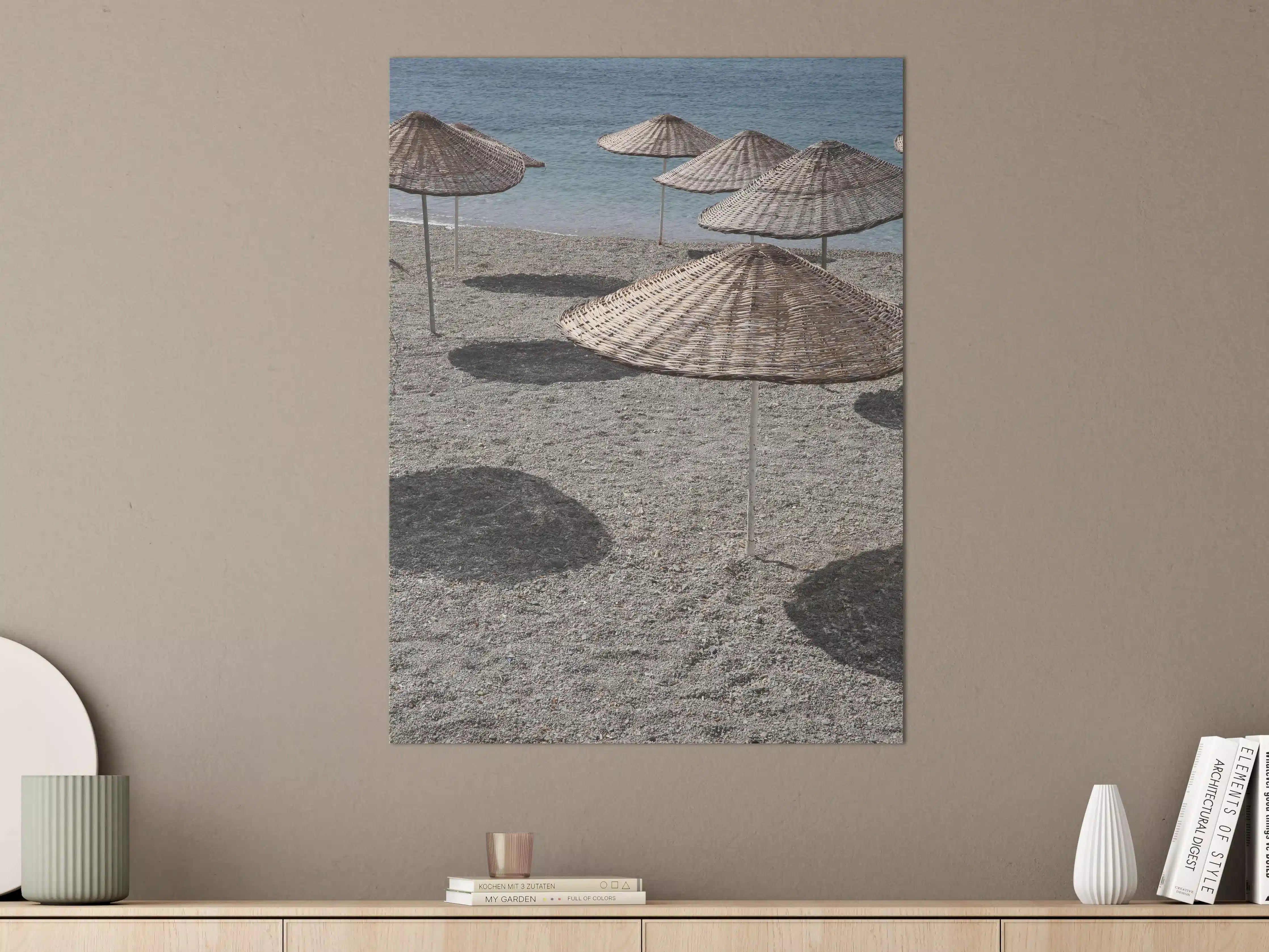 Große Wandbilder - Strandidylle mit Schattenplätzen