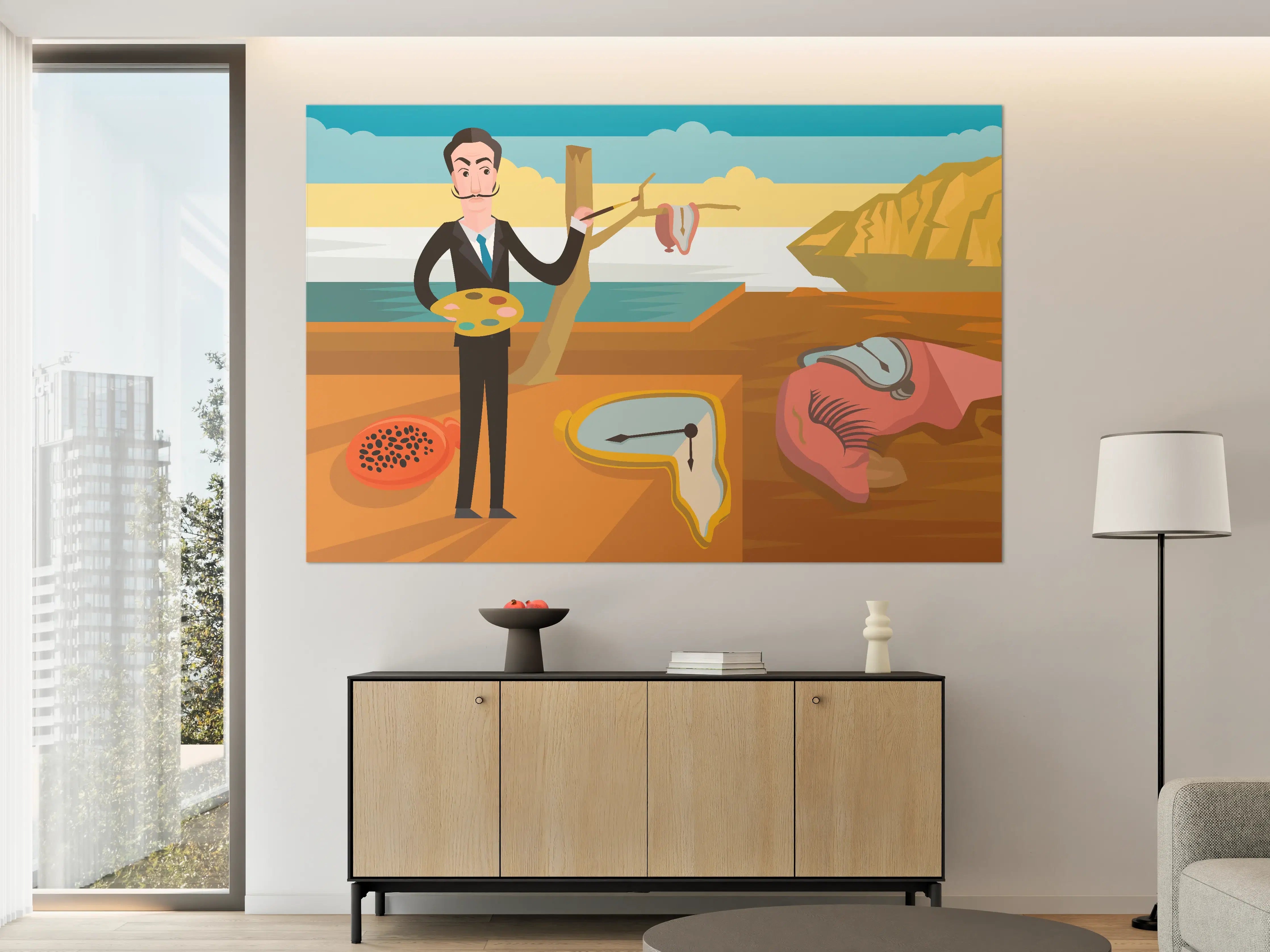 Große Wandbilder - Surrealismus Meeresblick Malerei
