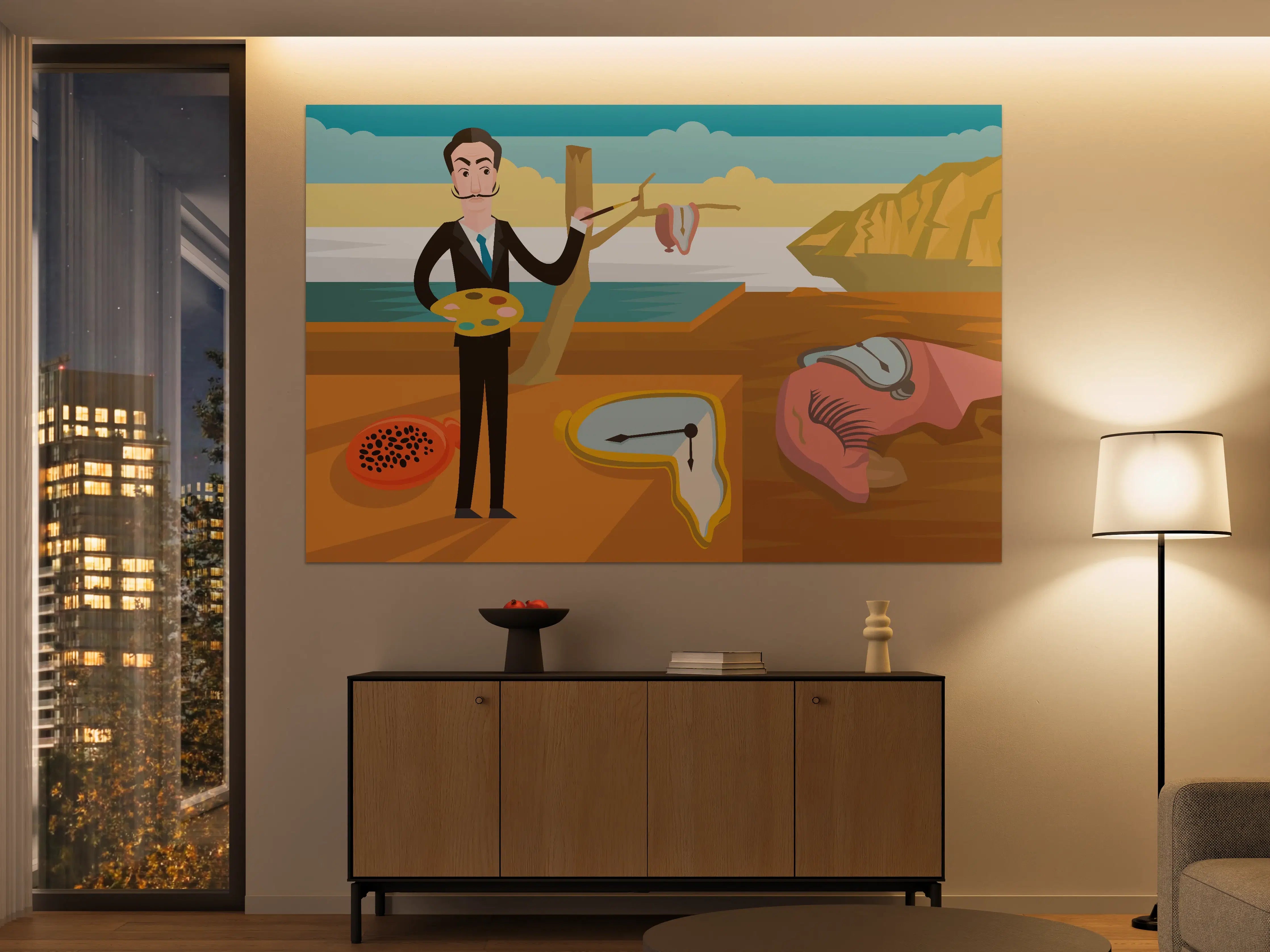 Große Wandbilder - Surrealismus Meeresblick Malerei