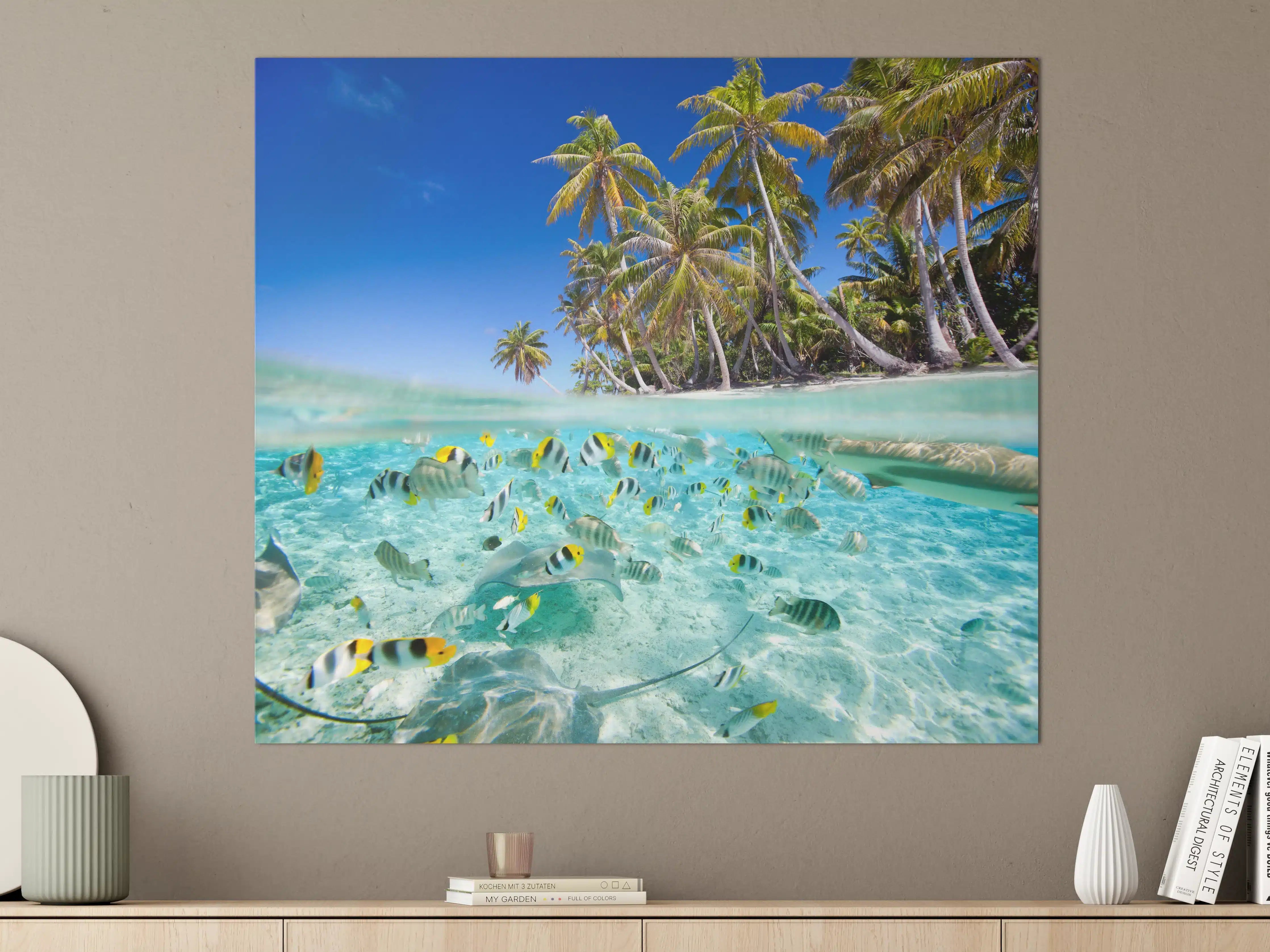 Große Wandbilder - Tahiti - über und unter Wasser