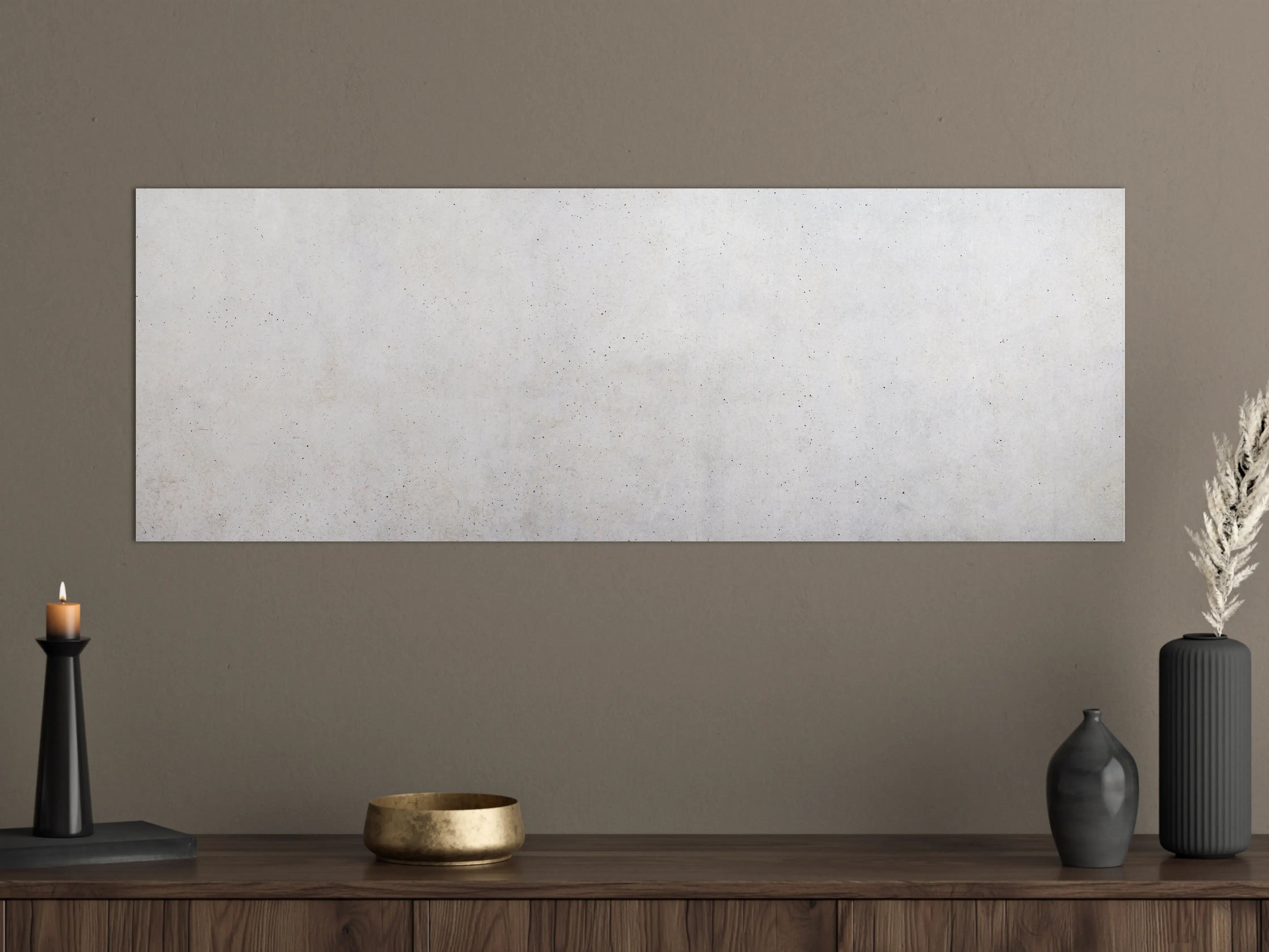 Große Wandbilder - Textur einer weißen Betonwand