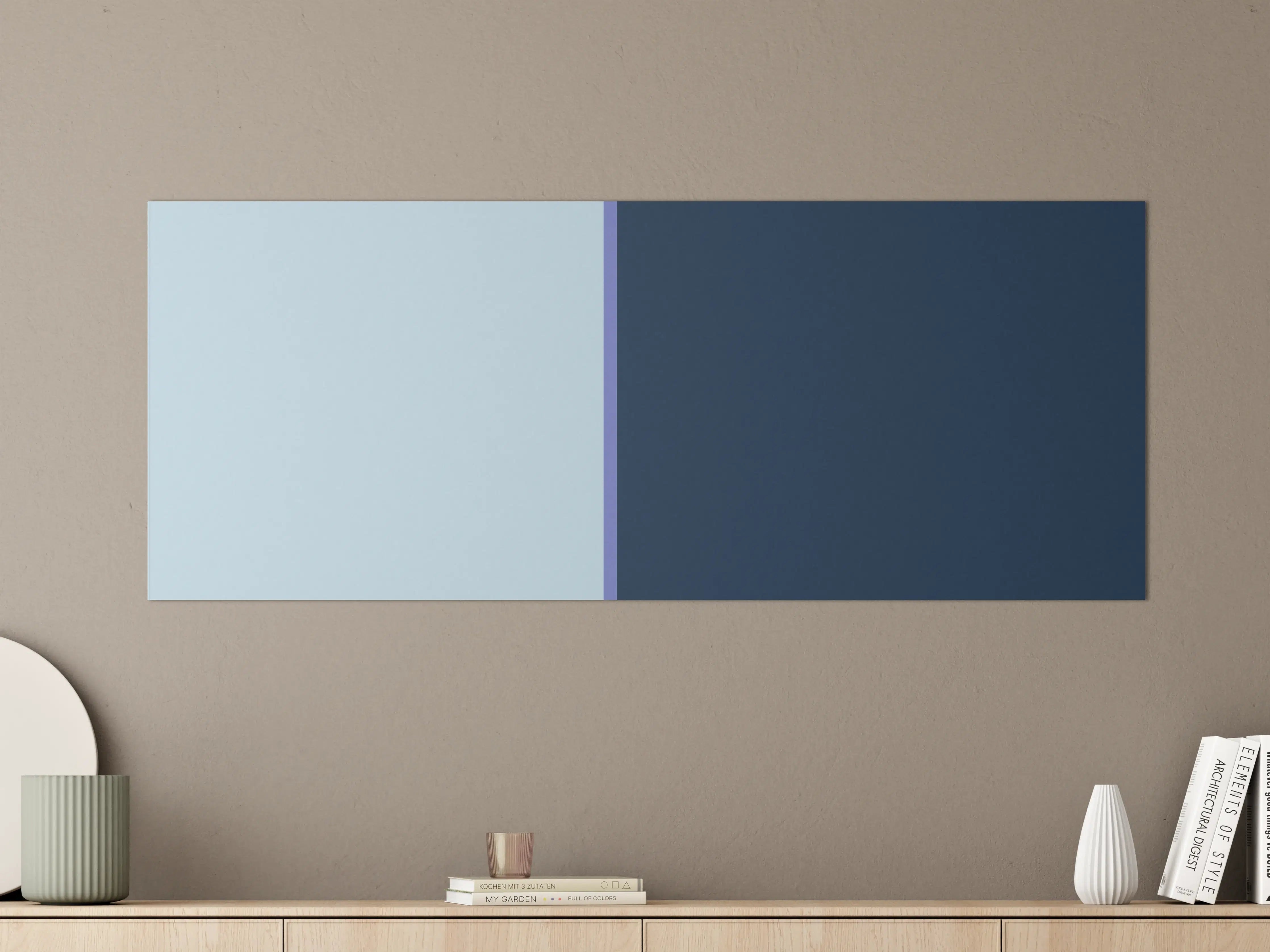 Große Wandbilder - The Blues - Easy Vertical - Blueberry