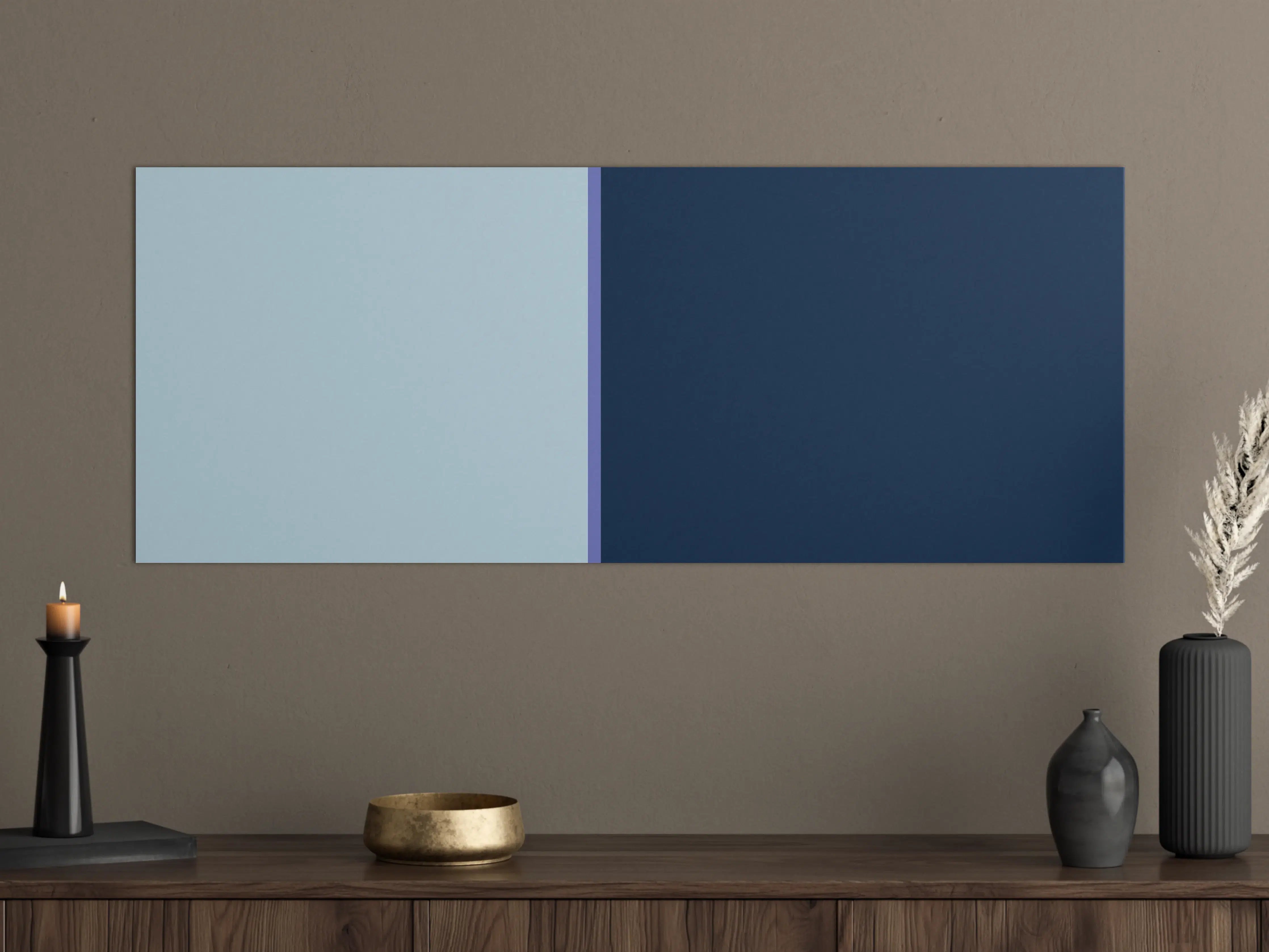 Große Wandbilder - The Blues - Easy Vertical - Blueberry