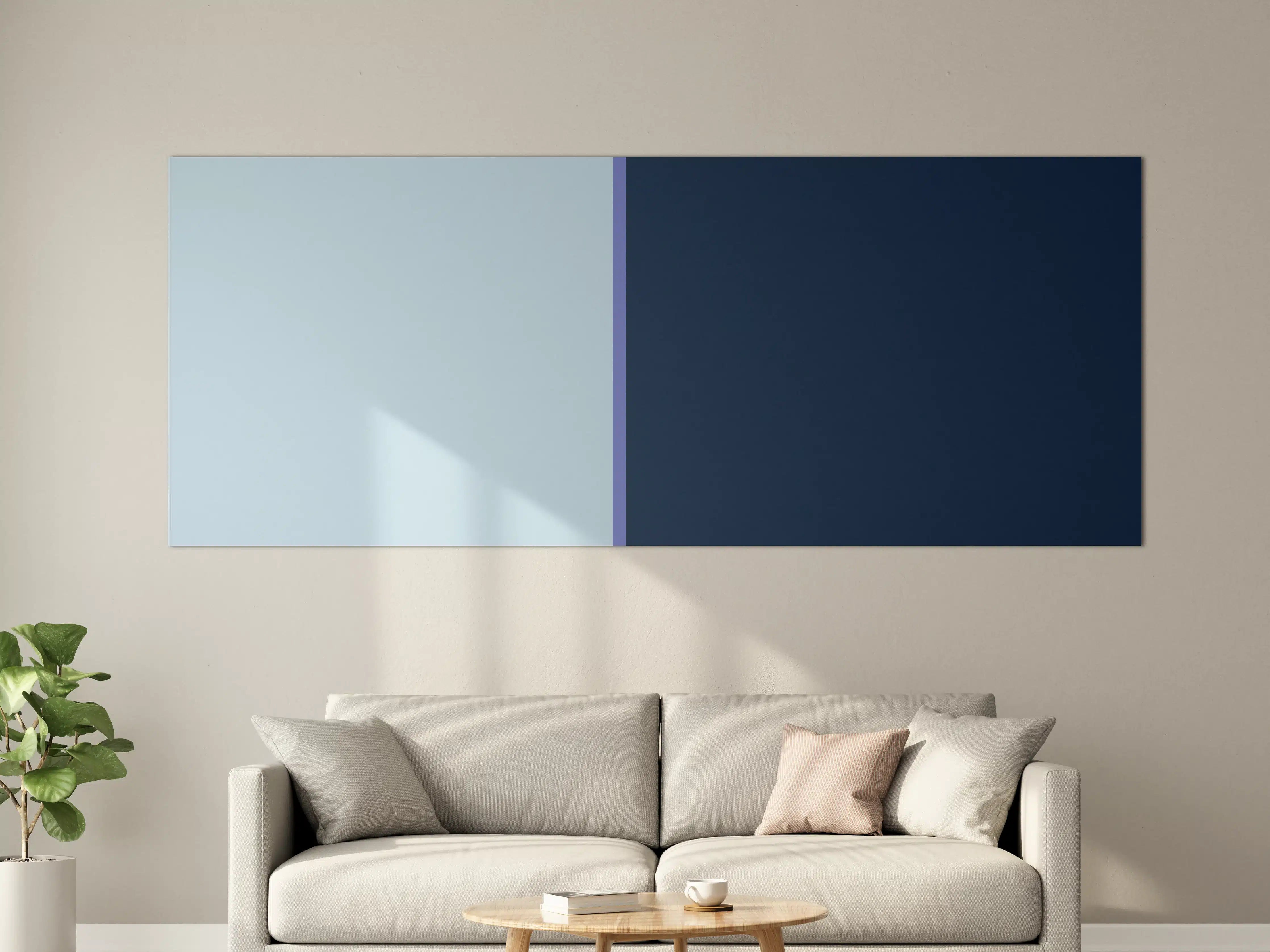Große Wandbilder - The Blues - Easy Vertical - Blueberry