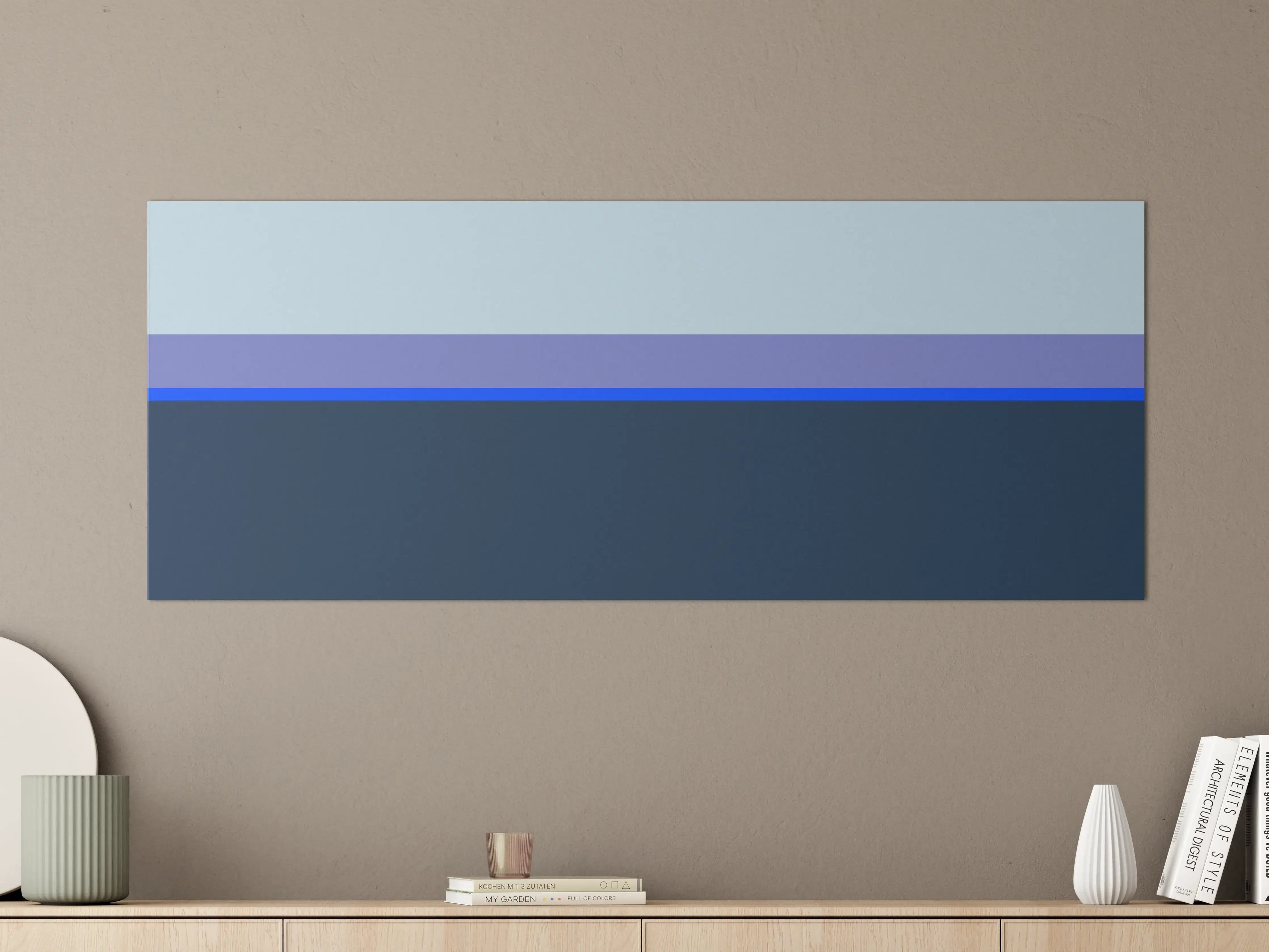Große Wandbilder - The Blues - Horizontal - Blueberry