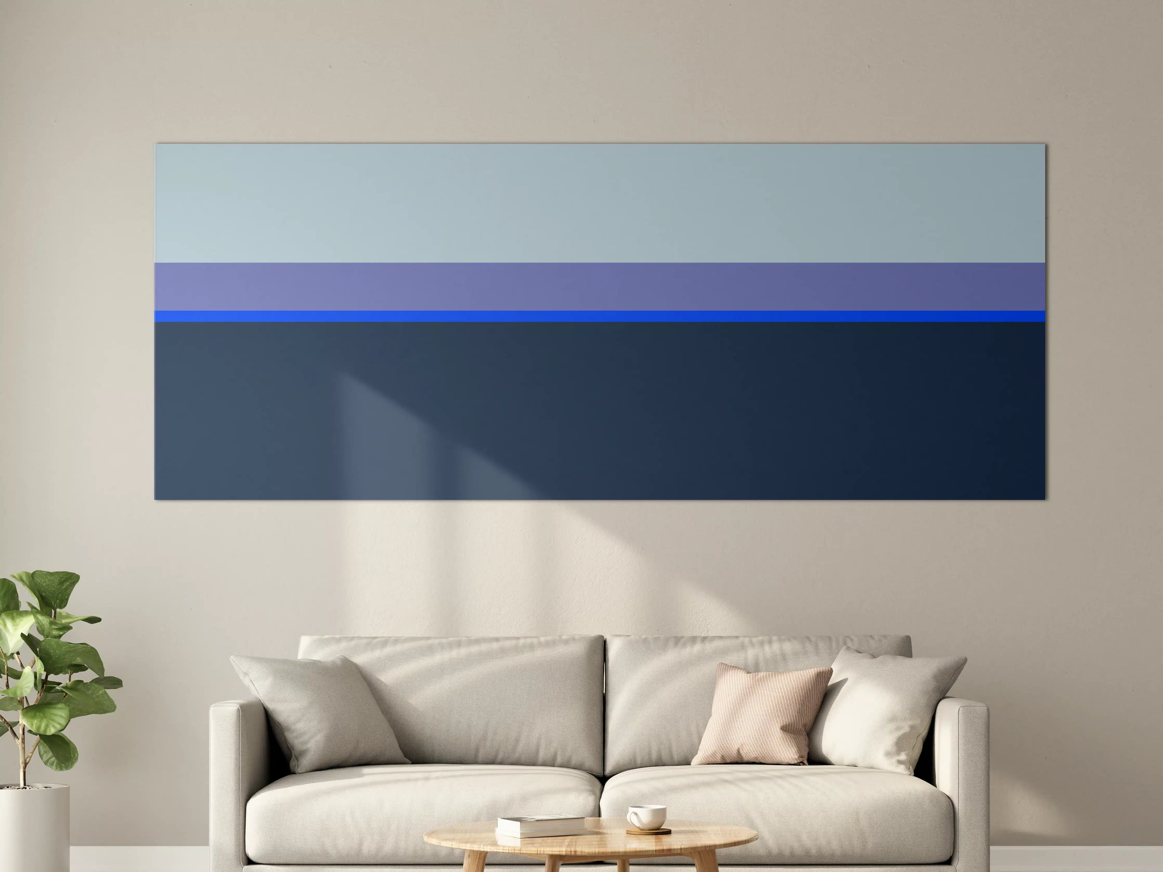 Große Wandbilder - The Blues - Horizontal - Blueberry