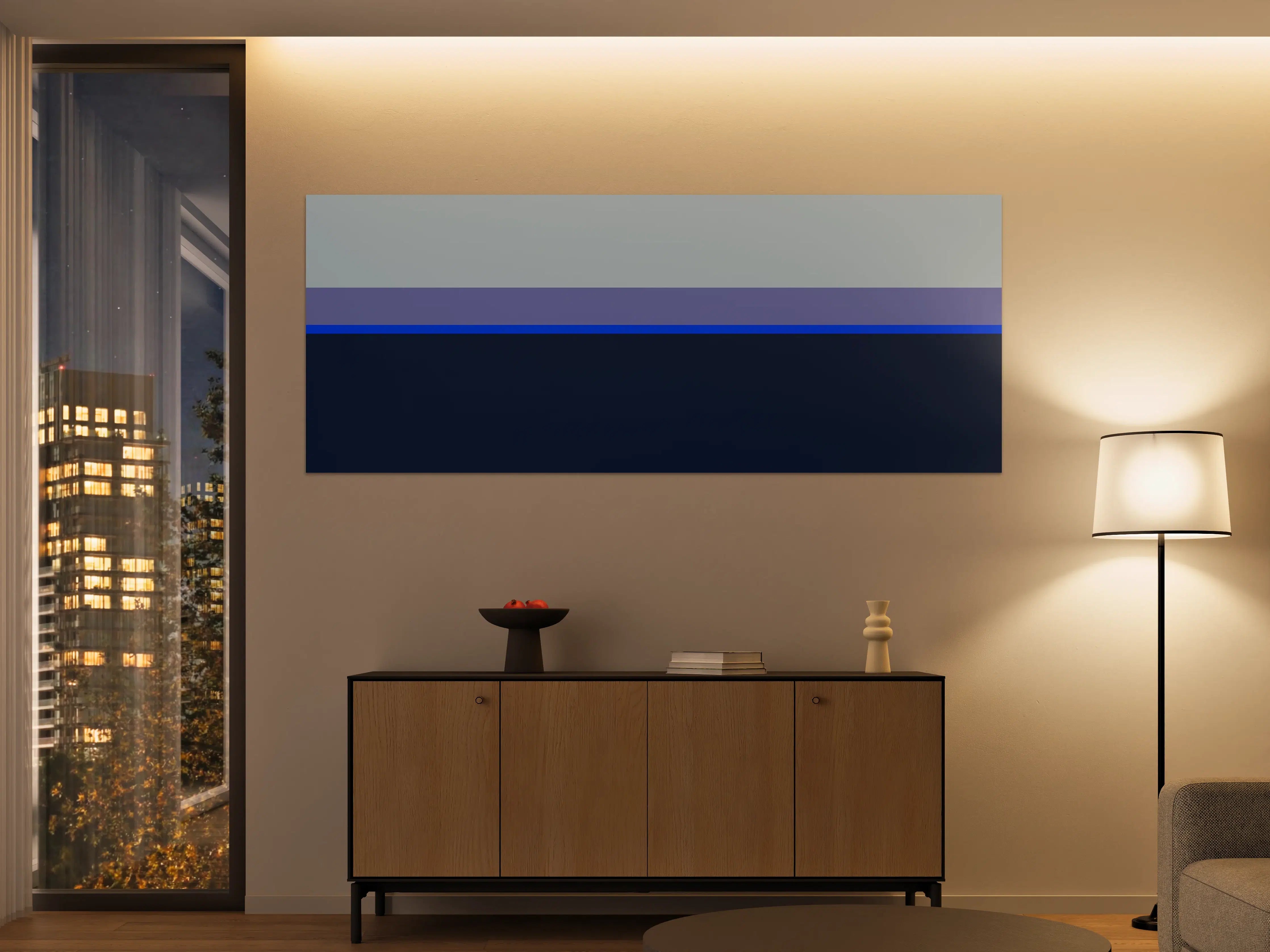 Große Wandbilder - The Blues - Horizontal - Blueberry