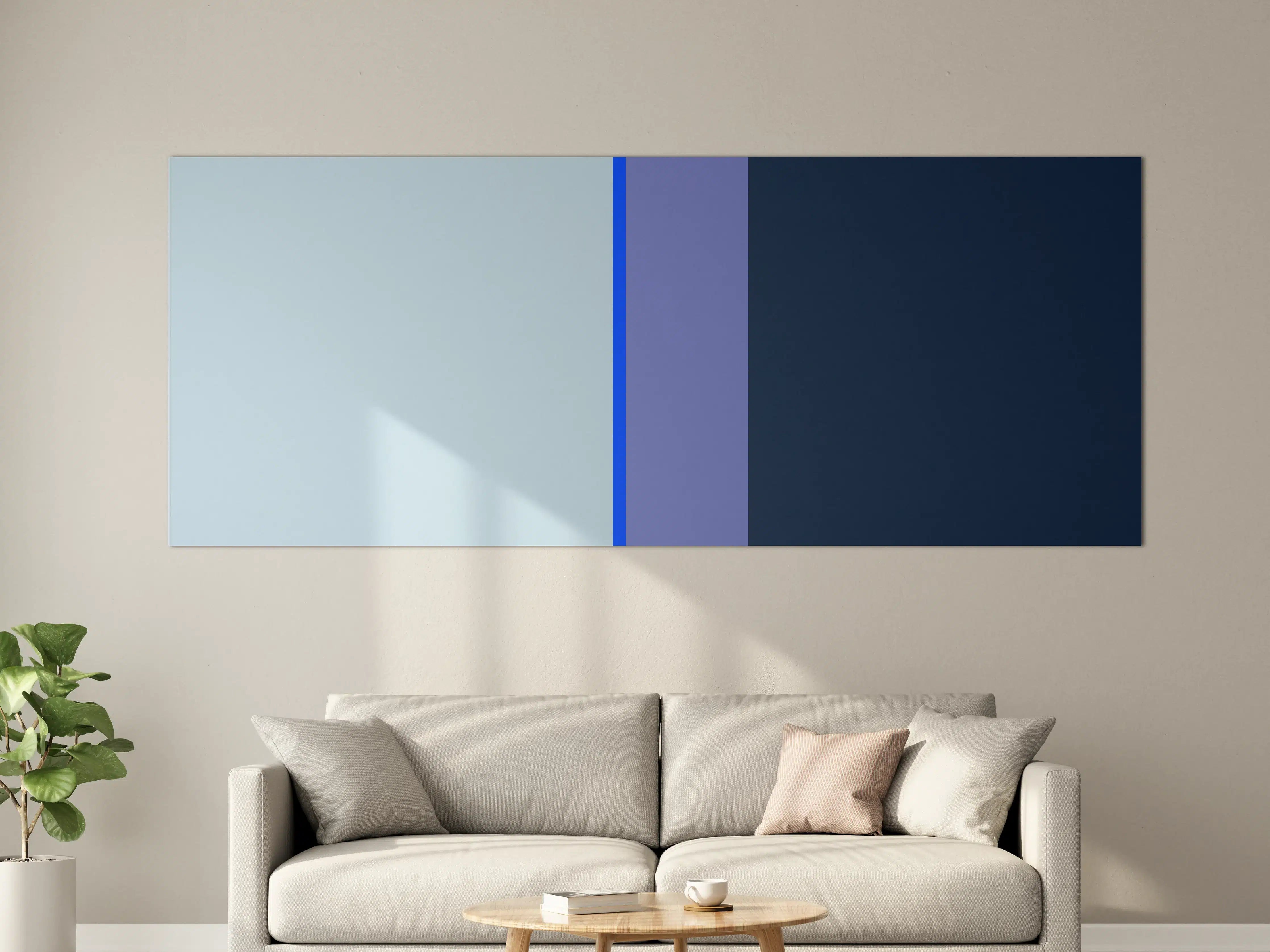 Große Wandbilder - The Blues - Vertical - Blueberry