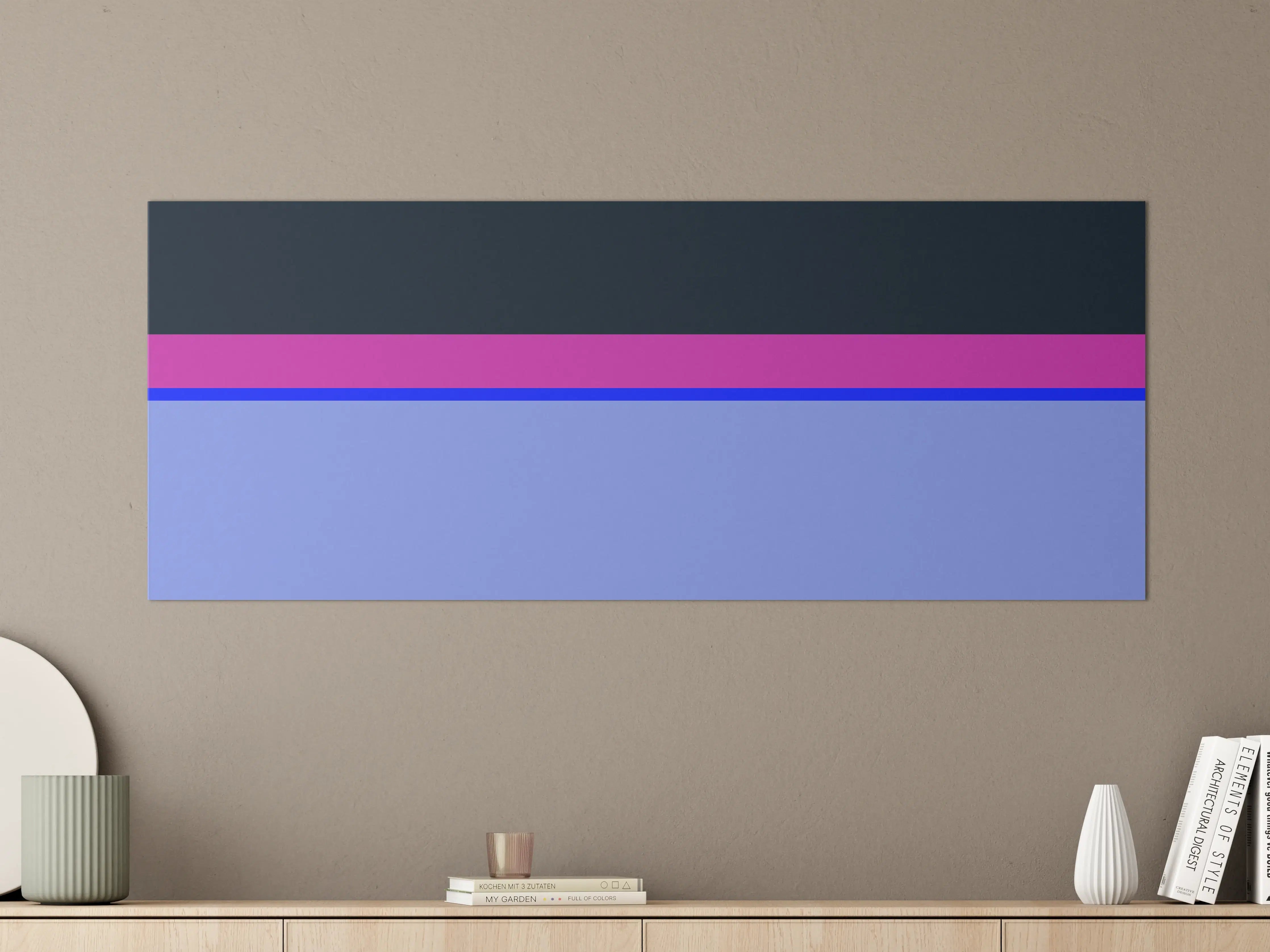Große Wandbilder - The Neons - Horizontal - Luna