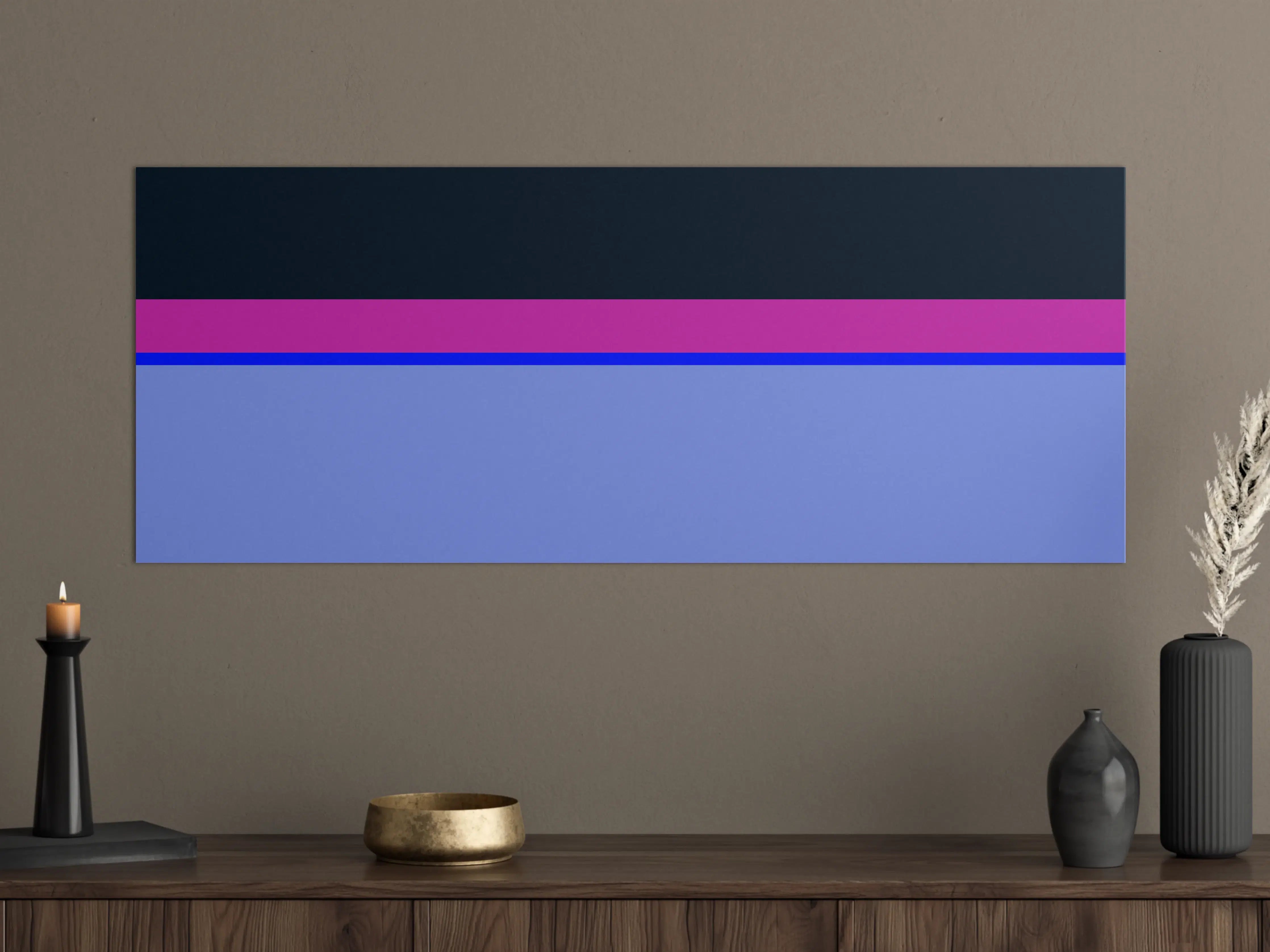Große Wandbilder - The Neons - Horizontal - Luna