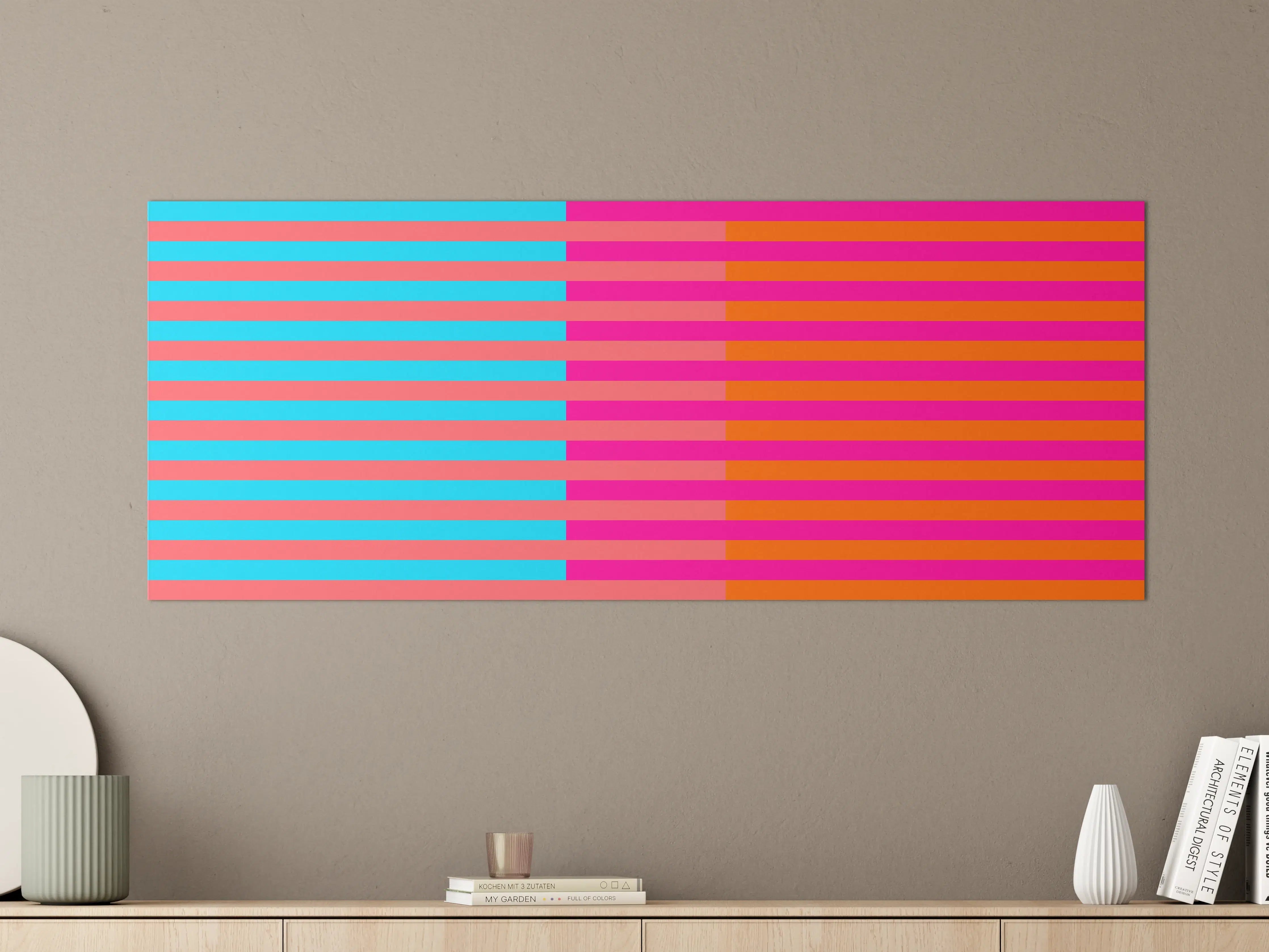 Große Wandbilder - The Neons - Multy Stripes - Nova