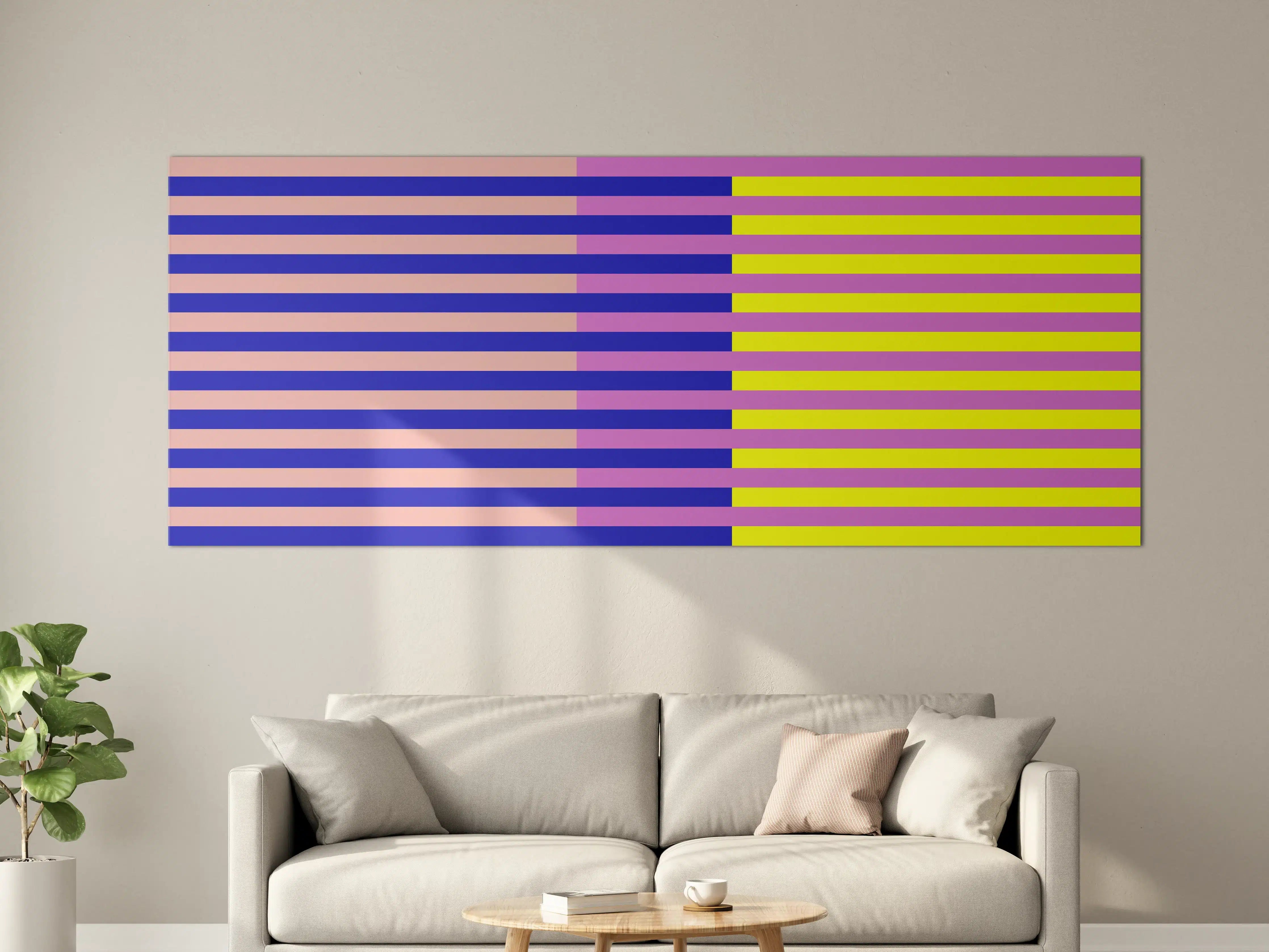 Große Wandbilder - The Neons - Multy Stripes - Stellar