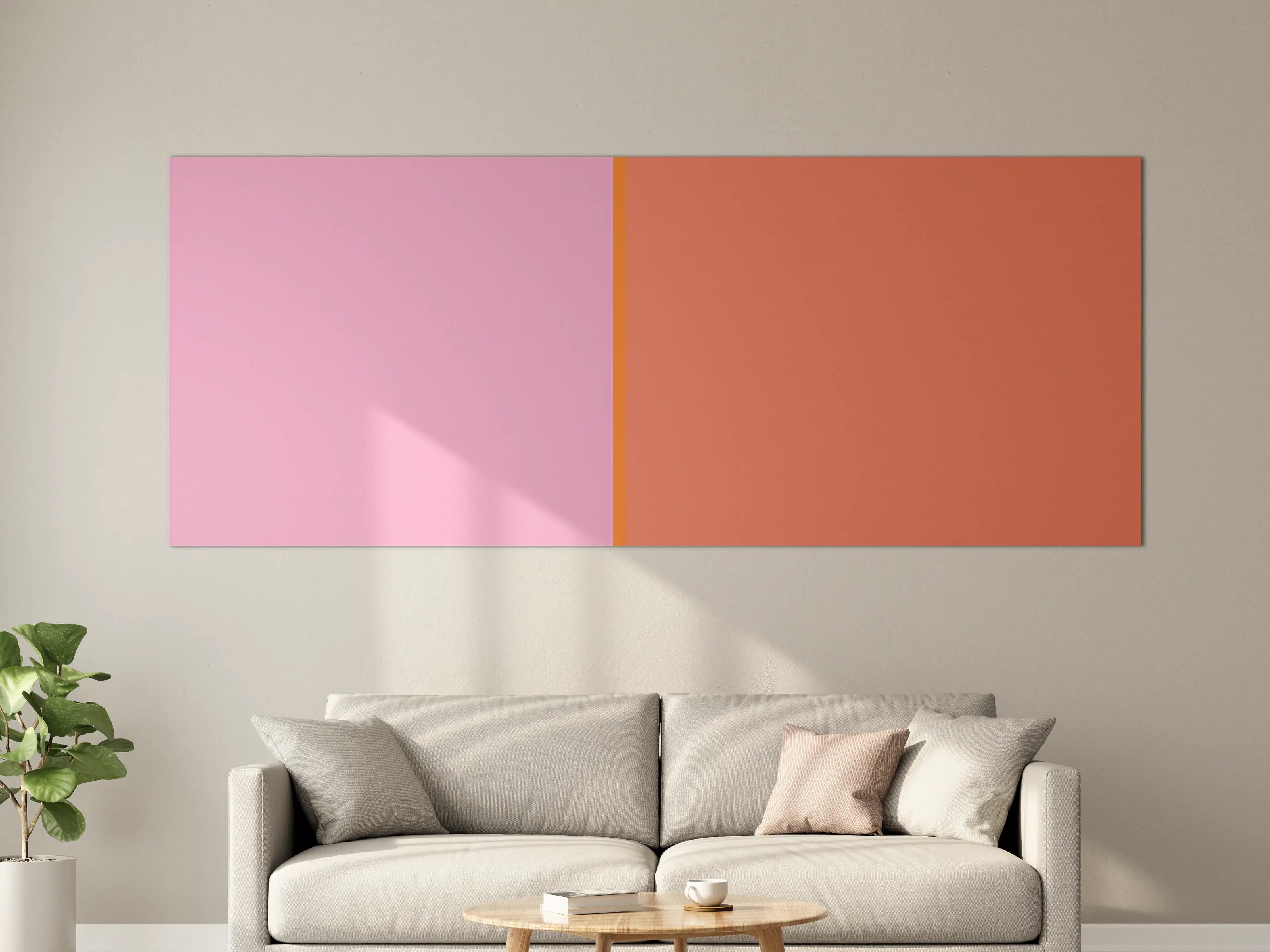 Große Wandbilder - The Oranges - Easy Vertical - Coral
