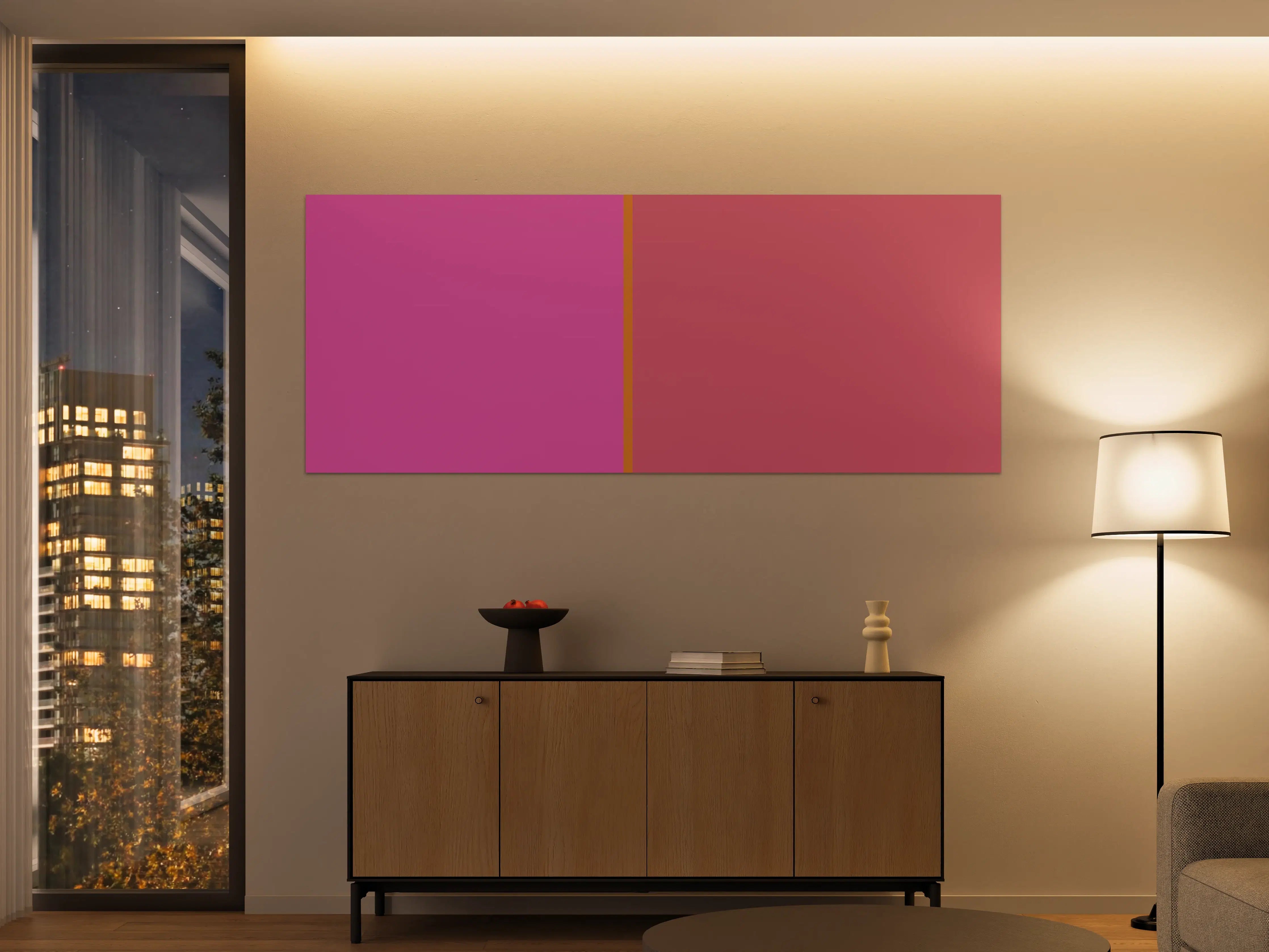 Große Wandbilder - The Oranges - Easy Vertical - Fuchsia