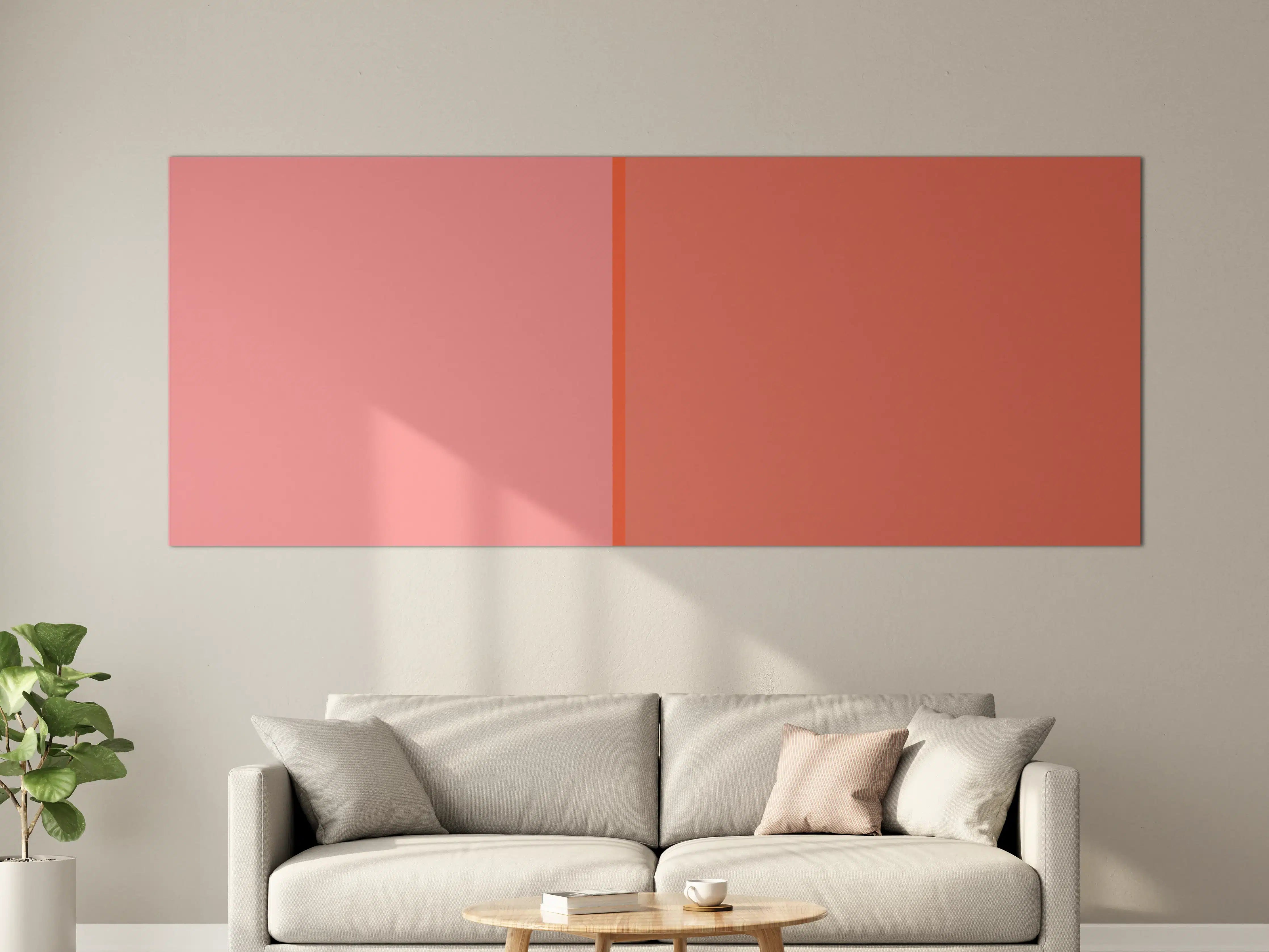 Große Wandbilder - The Oranges - Easy Vertical - Salmon