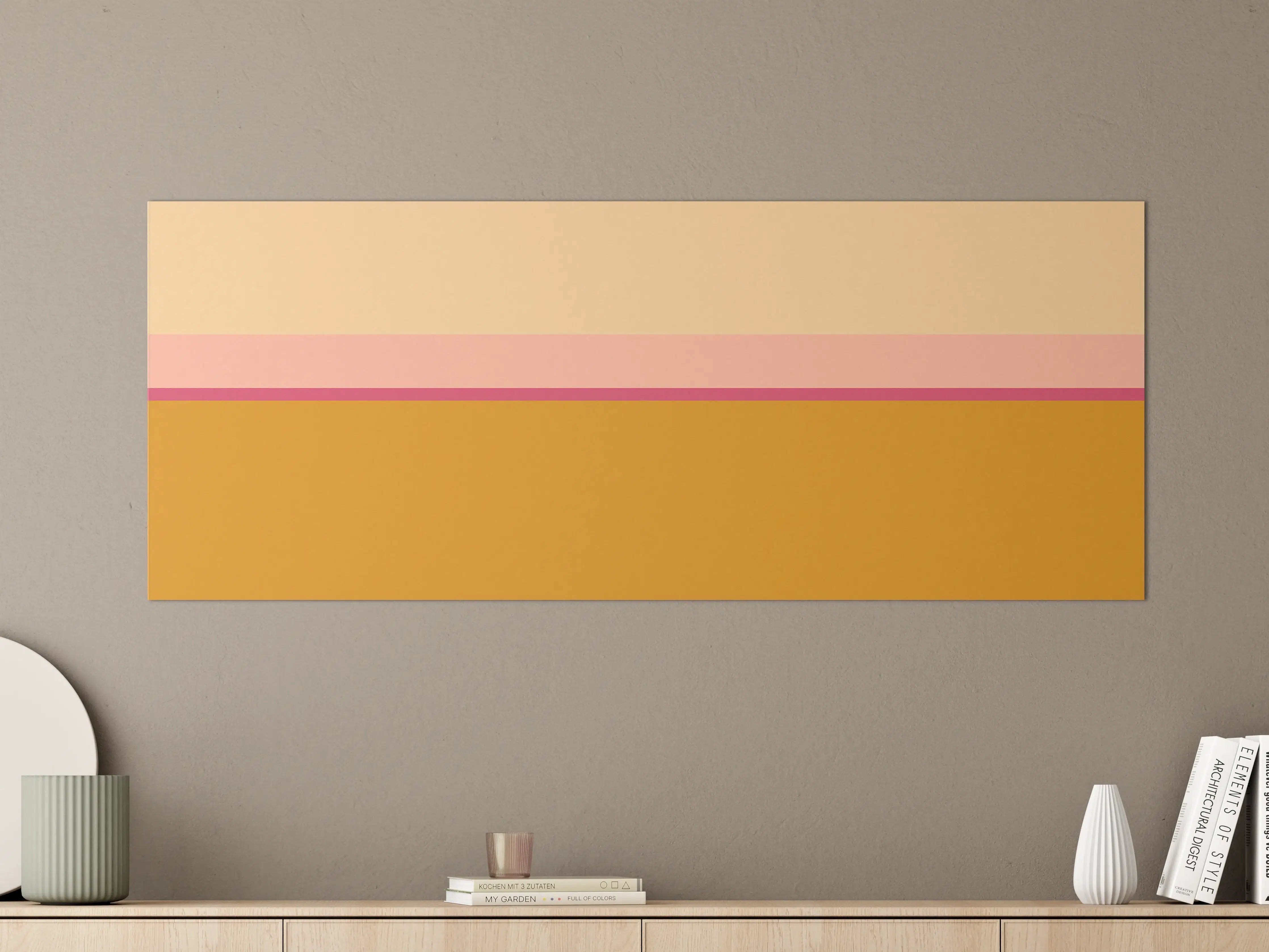 Große Wandbilder - The Oranges - Horizontal - Cotton Candy