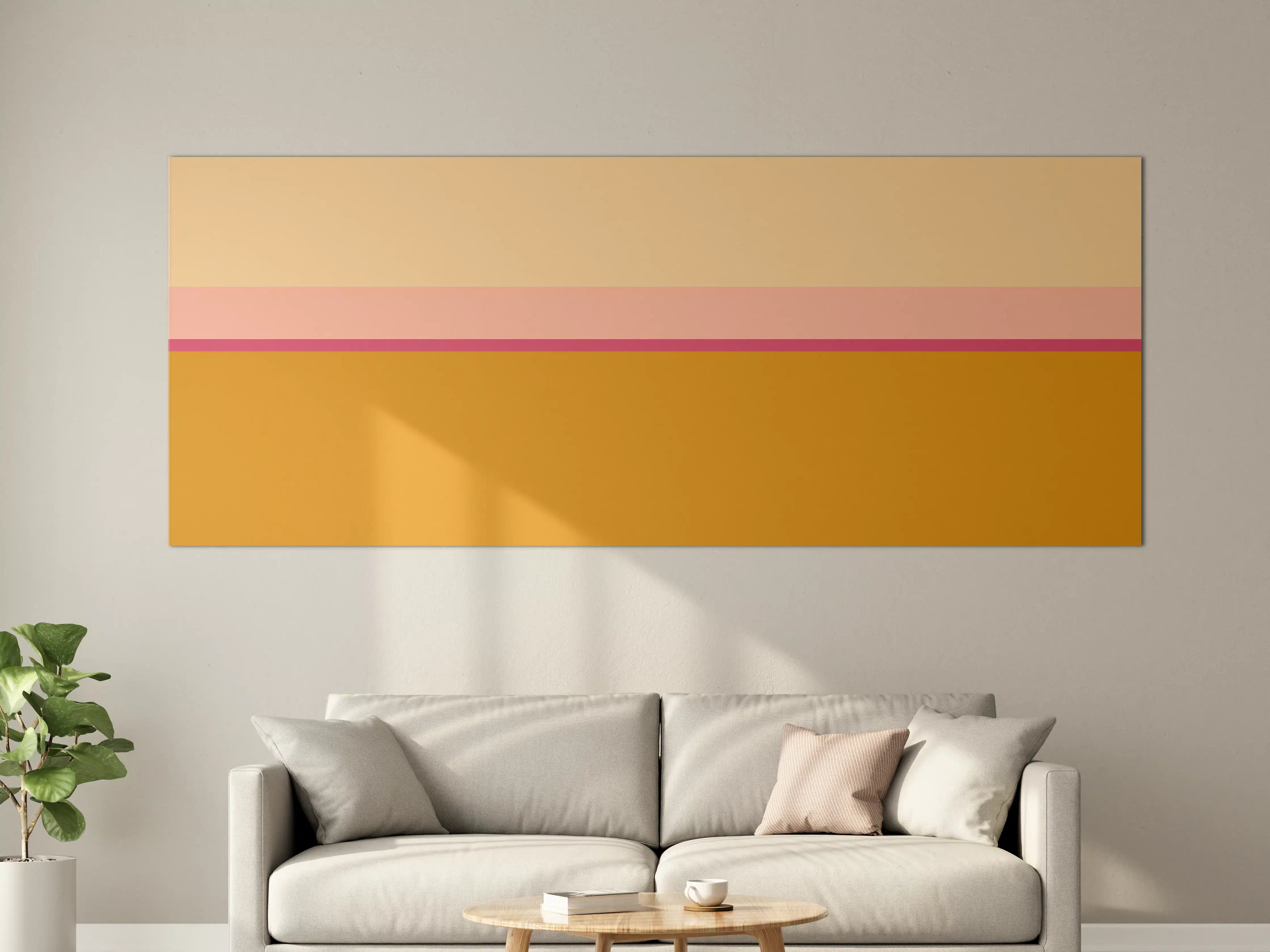Große Wandbilder - The Oranges - Horizontal - Cotton Candy