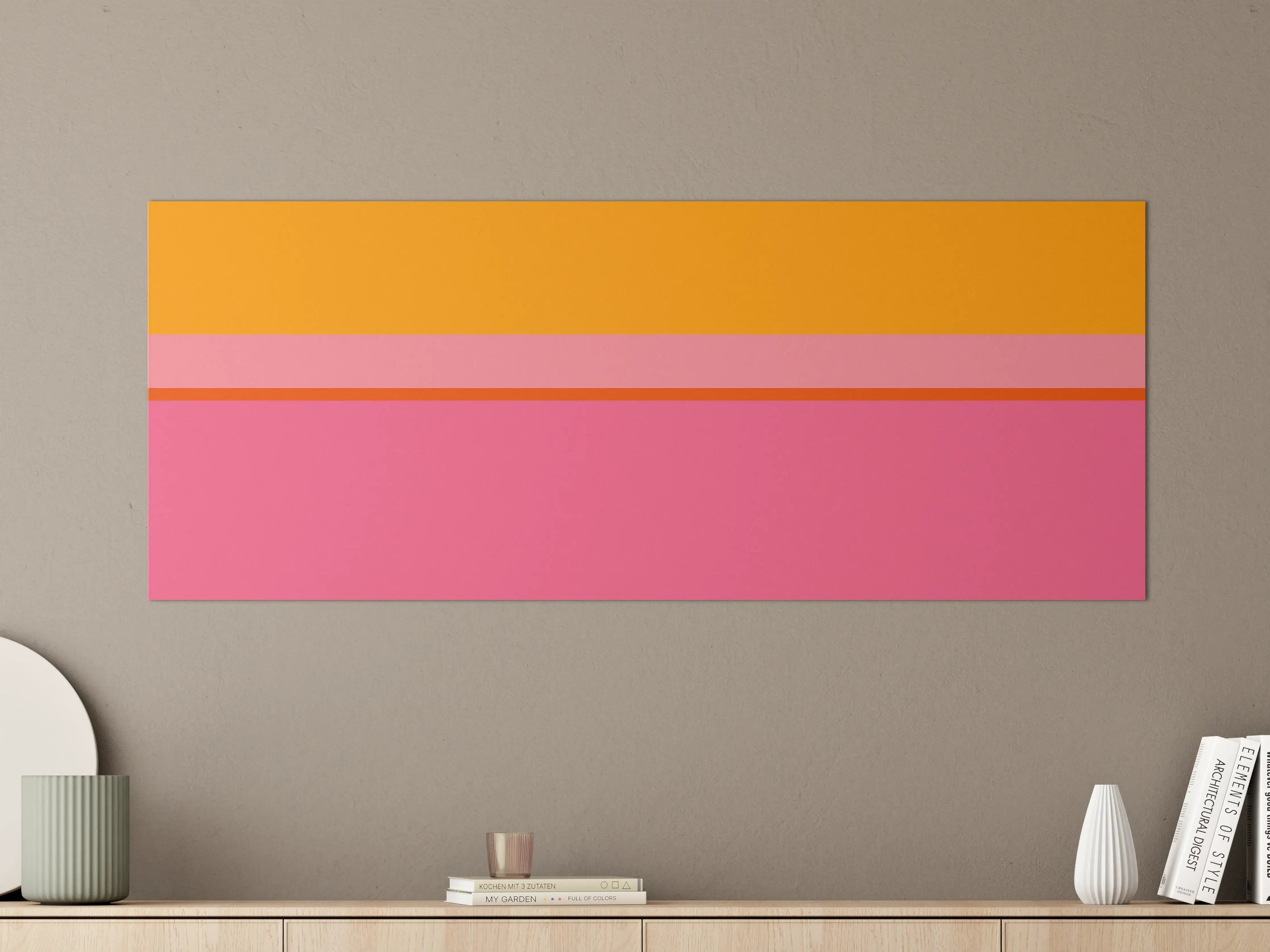 Große Wandbilder - The Oranges - Horizontal - Raspberry