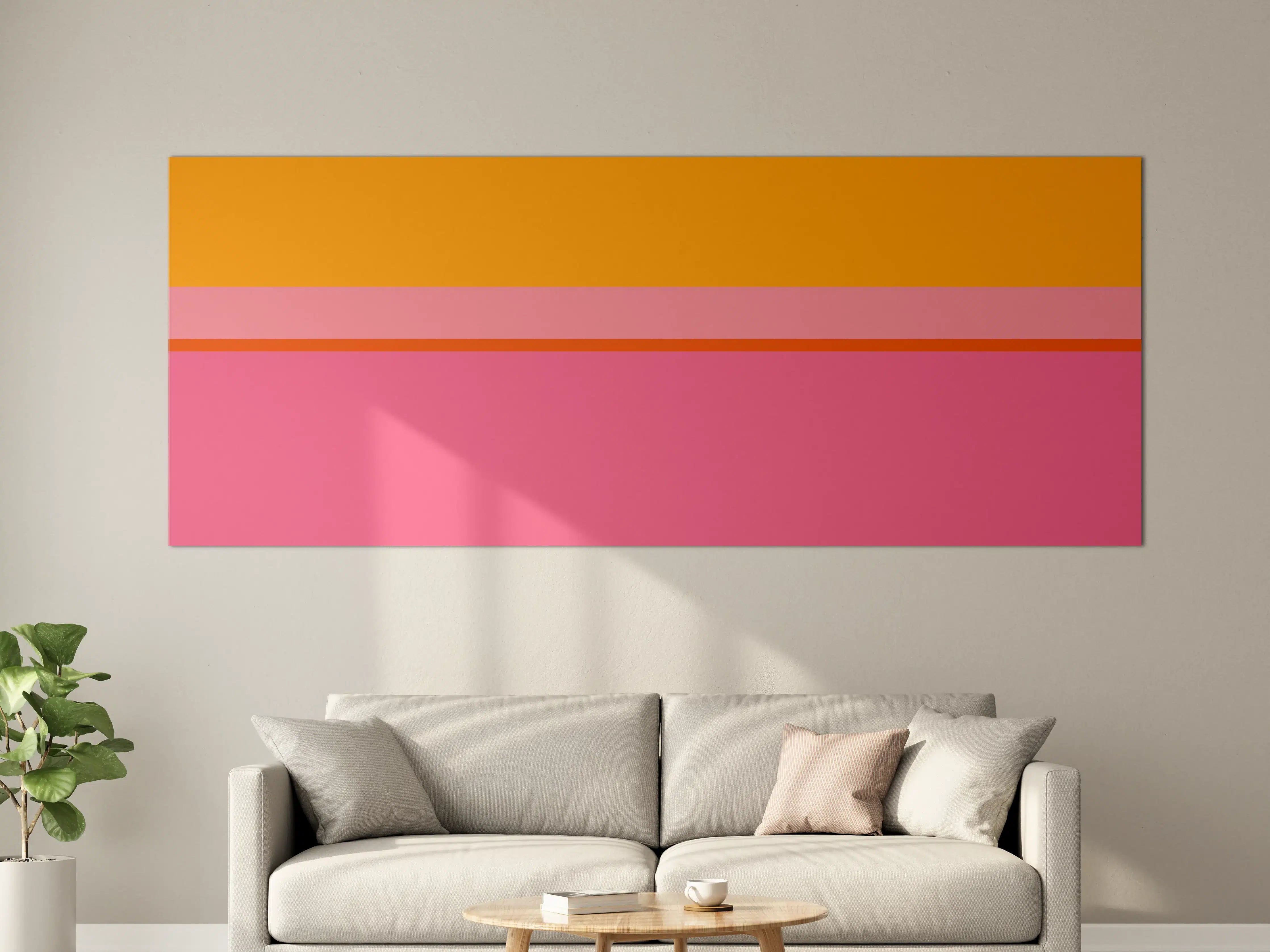 Große Wandbilder - The Oranges - Horizontal - Raspberry